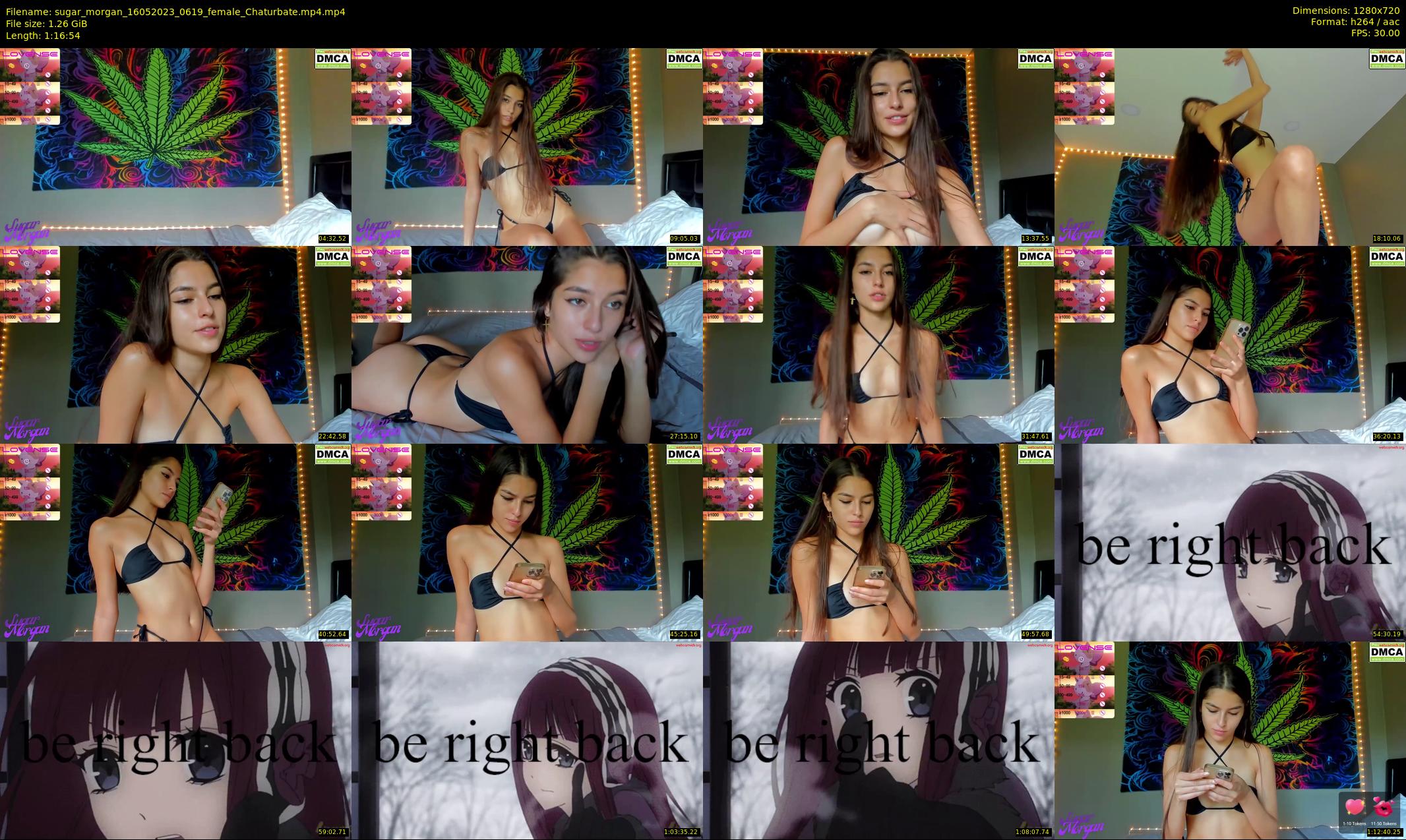 sugar_morgan — 77 minute Chaturbate female cam show recording, 720p, May 16, 2023
