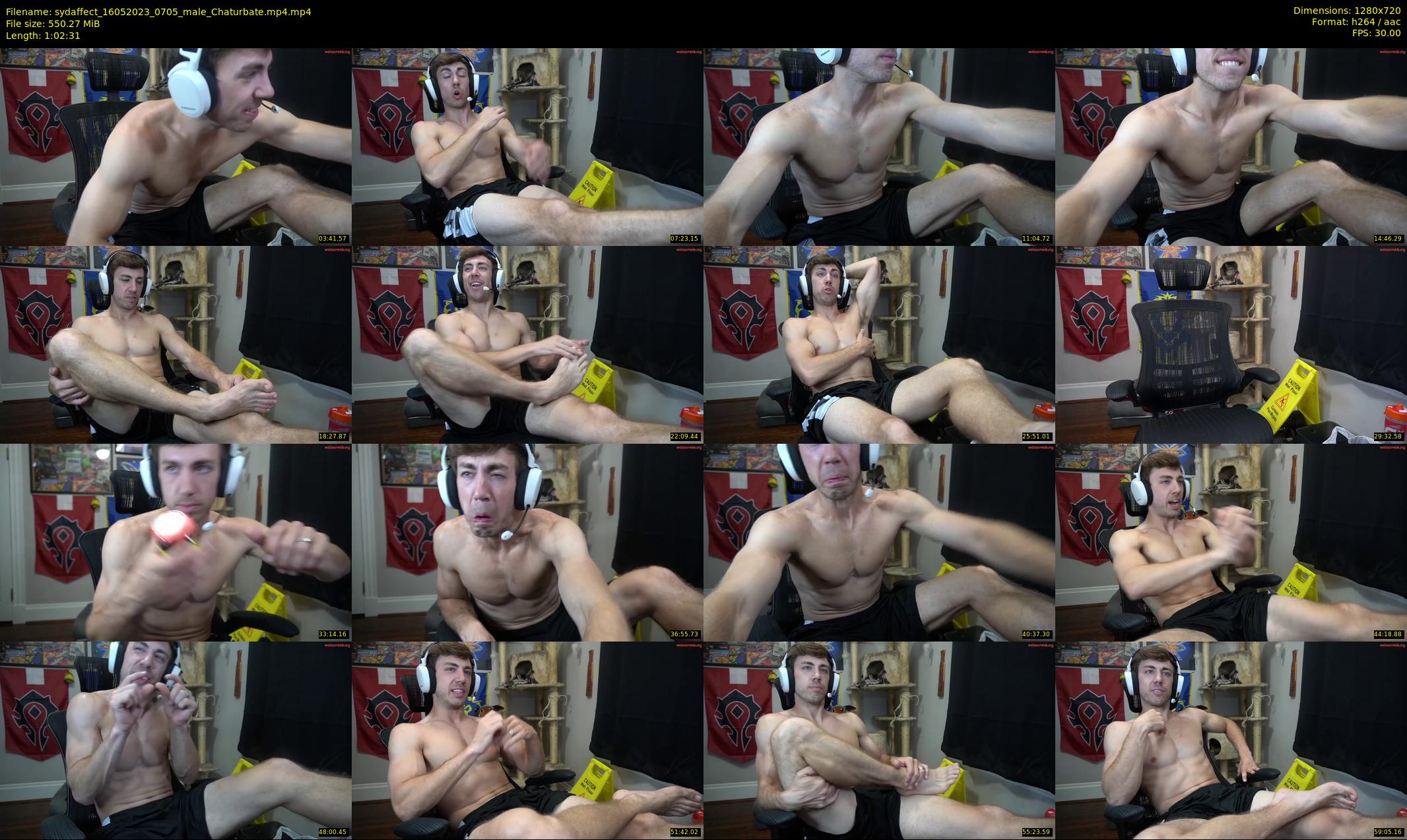 sydaffect — 63 minute Chaturbate male cam show recording, 720p, May 16, 2023