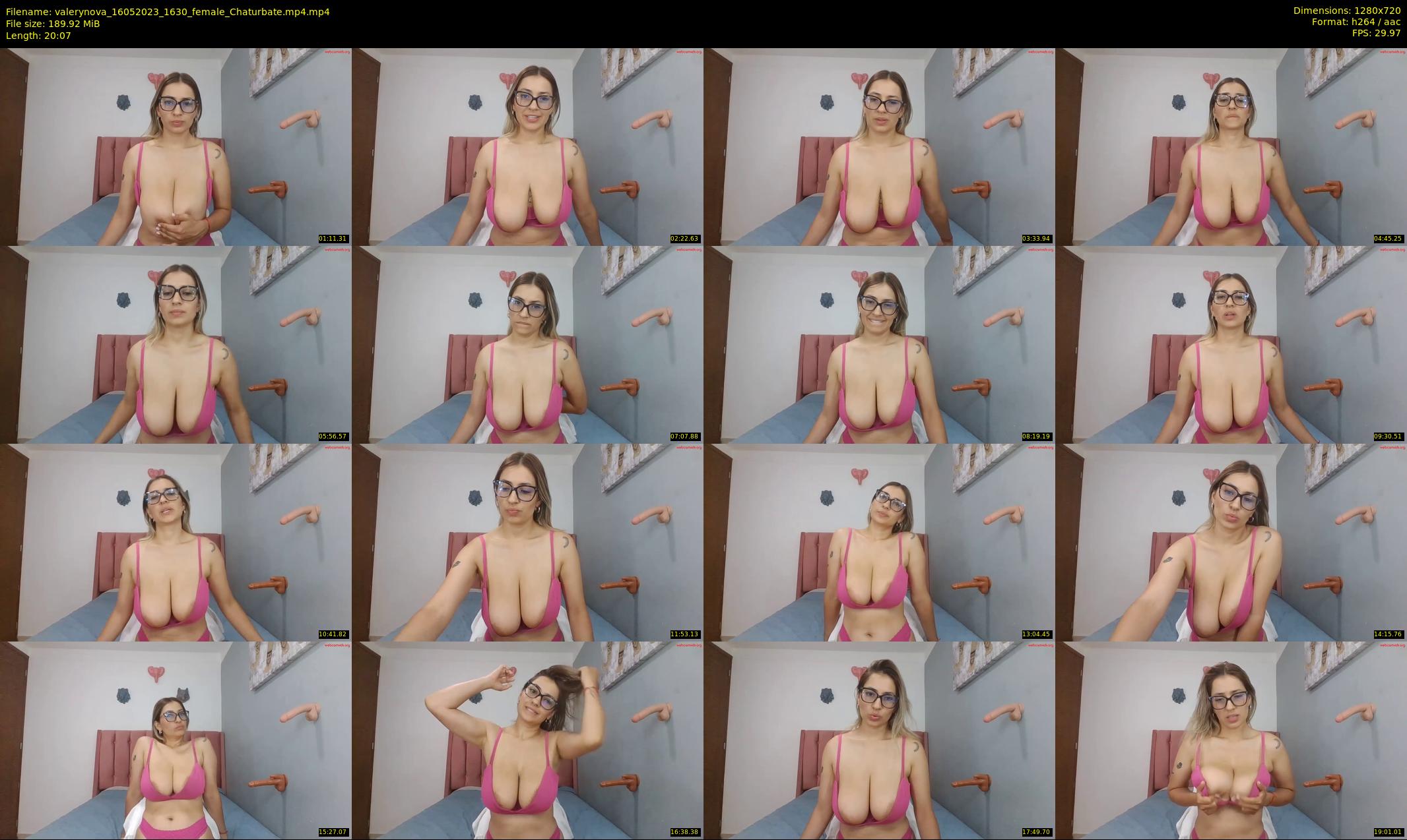 valerynova — 21 minute Chaturbate female cam show recording, 720p, May 16, 2023