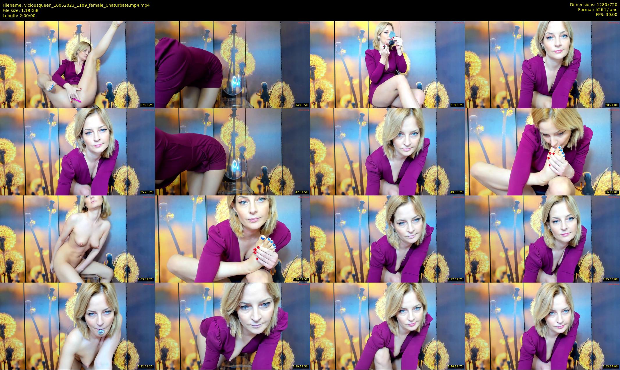 viciousqueen — 120 minute Chaturbate female cam show recording, 720p, May 16, 2023