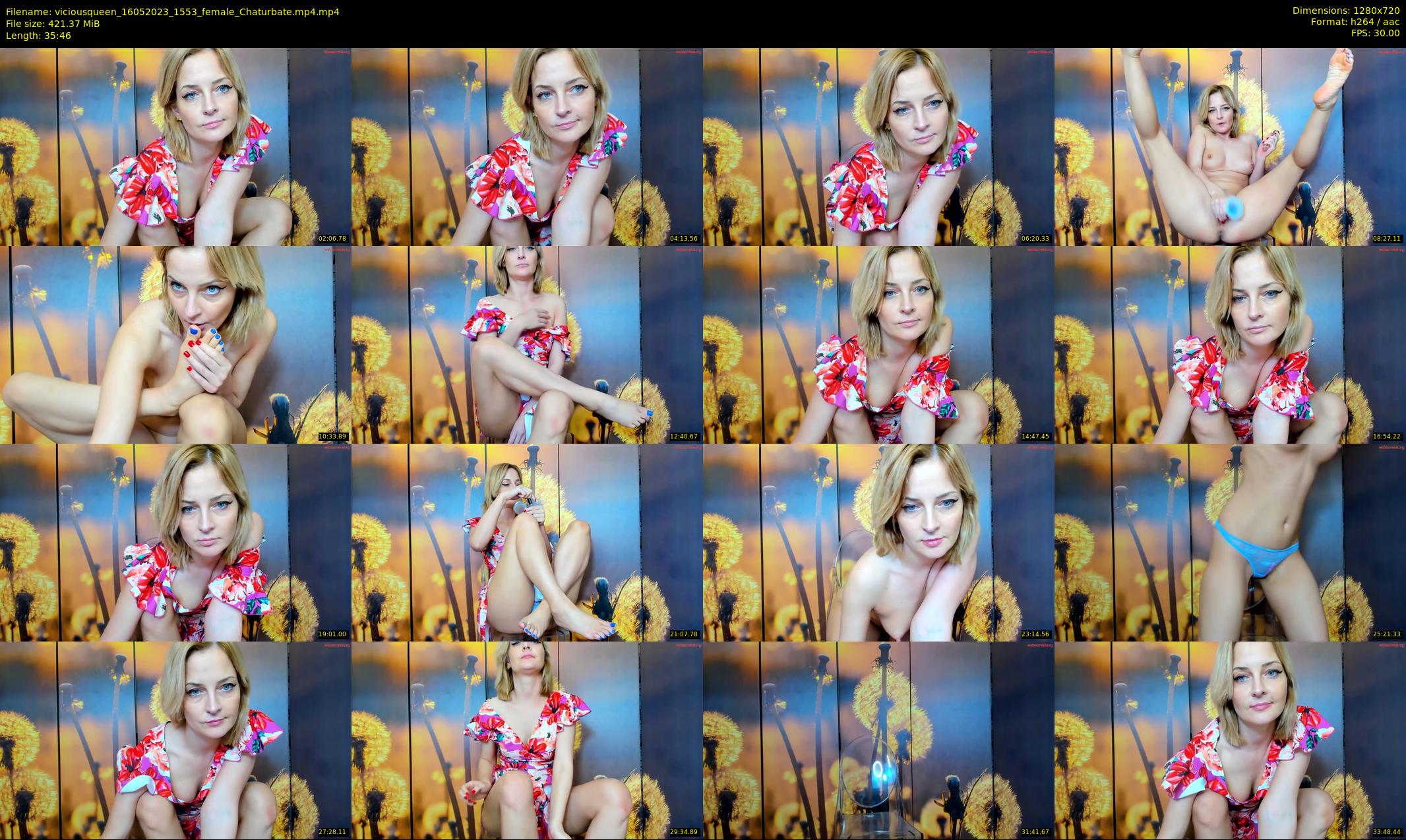 viciousqueen — 36 minute Chaturbate female cam show recording, 720p, May 16, 2023