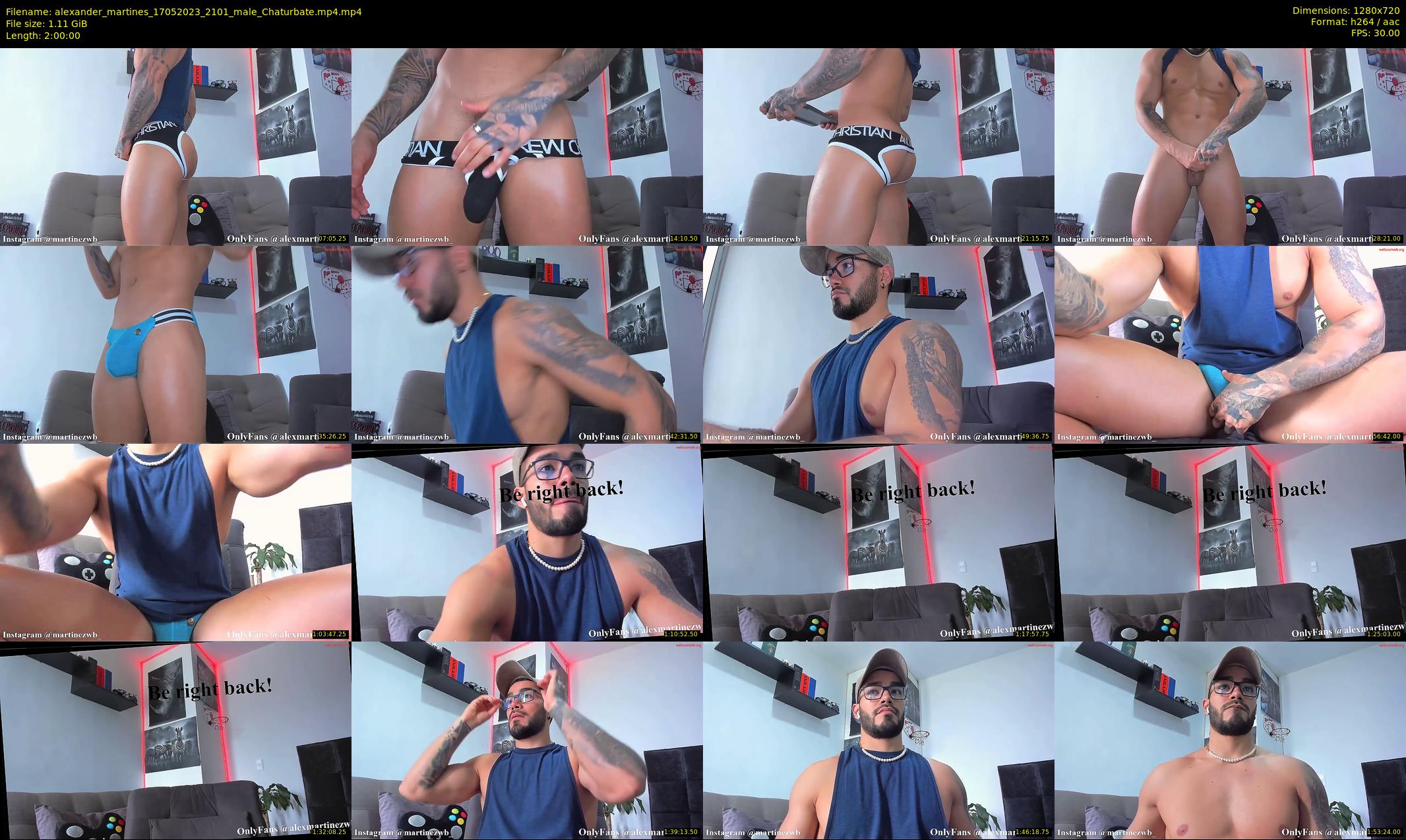 alexander_martines — 120 minute Chaturbate male cam show recording, 720p, May 17, 2023