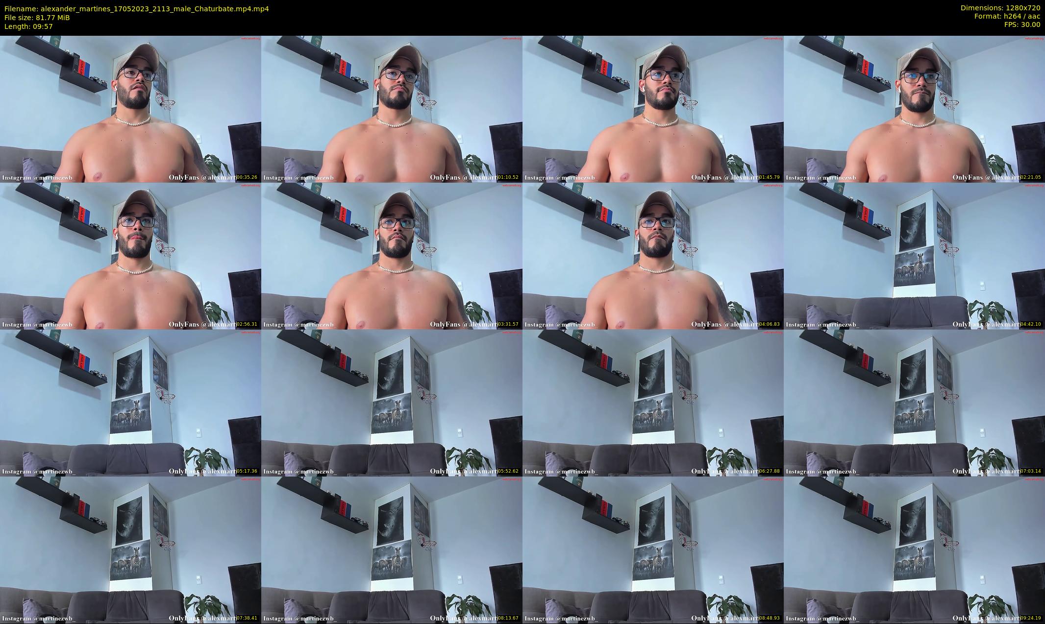 alexander_martines — 10 minute Chaturbate male cam show recording, 720p, May 17, 2023