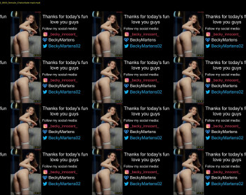 beckymartens — 8 minute Chaturbate female cam show recording, 720p, May 17, 2023