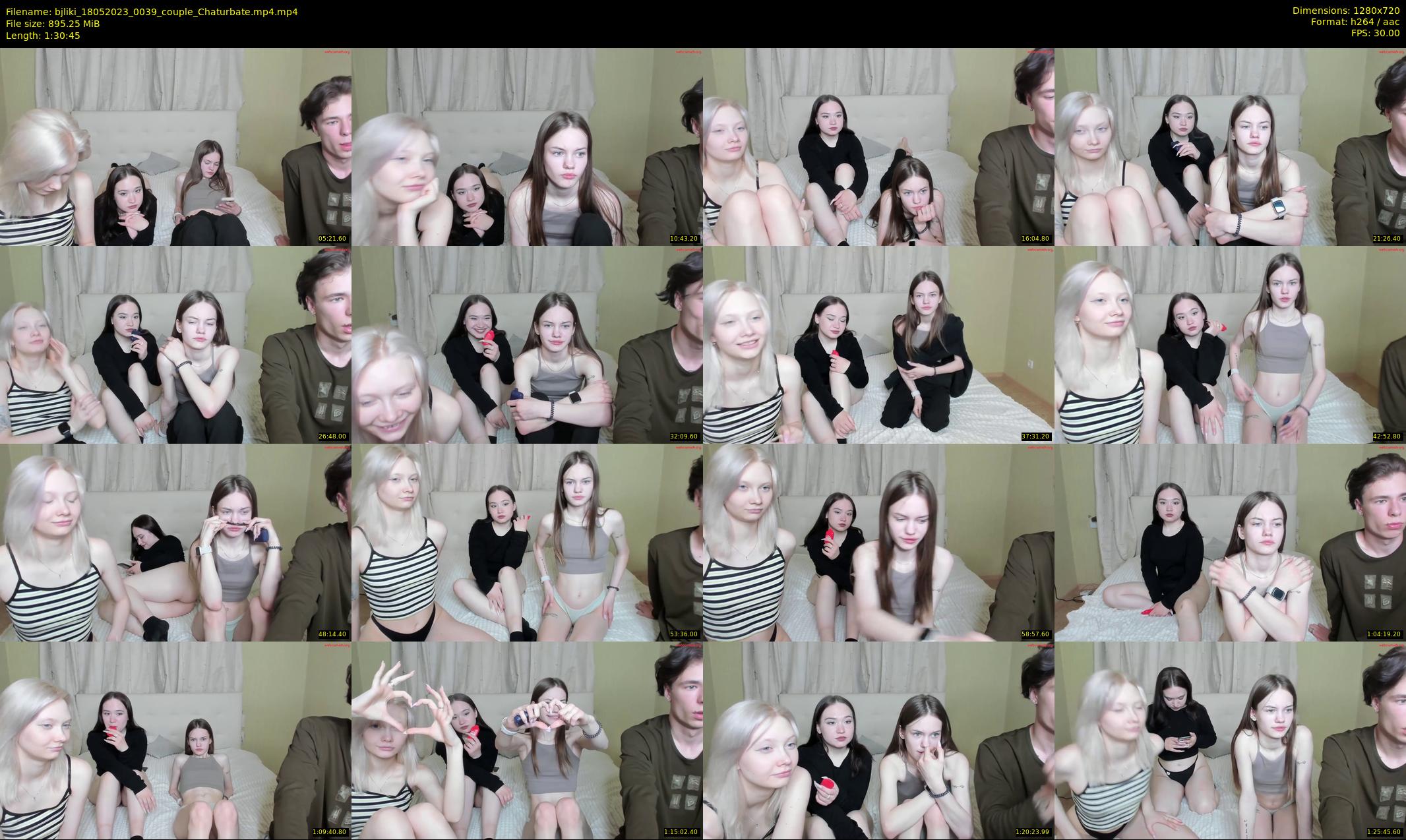 bjliki — 91 minute Chaturbate couple cam show recording, 720p, May 18, 2023