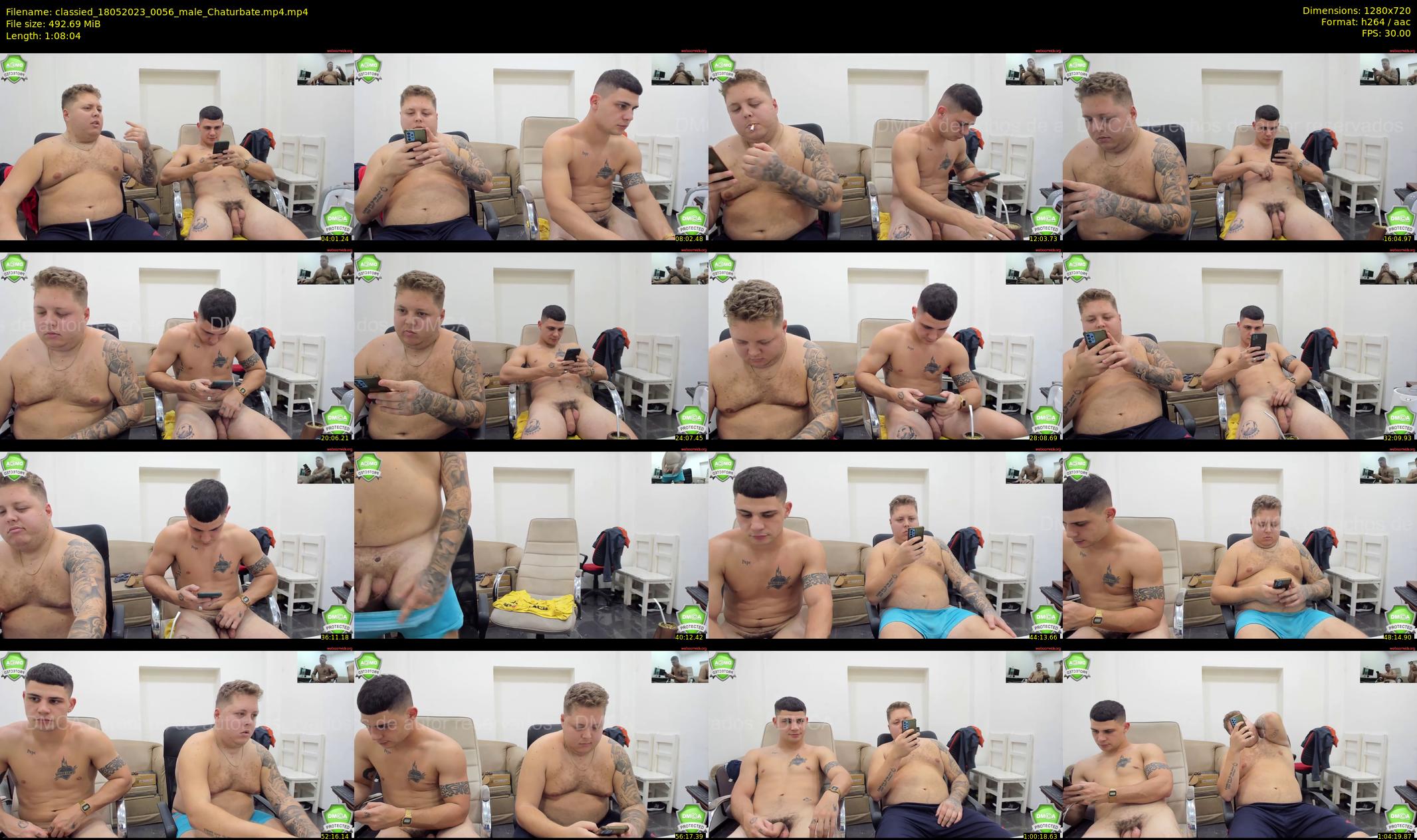 classied — 69 minute Chaturbate male cam show recording, 720p, May 18, 2023