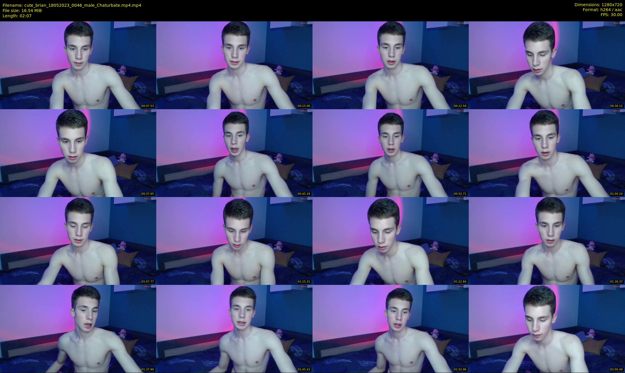 cute_brian — 3 minute Chaturbate male cam show recording, 720p, May 18, 2023