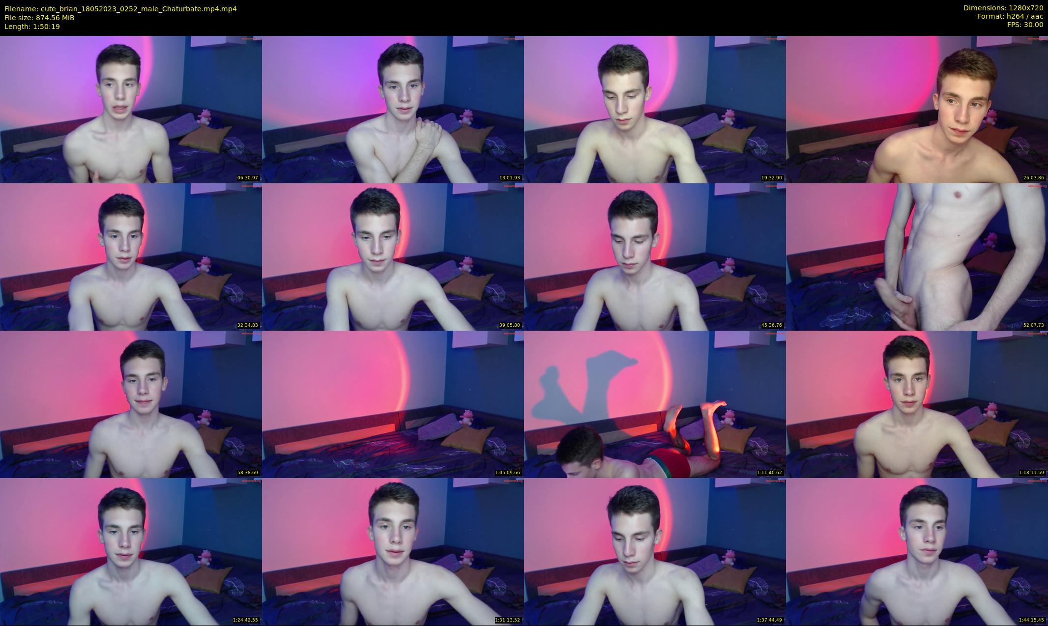 cute_brian — 111 minute Chaturbate male cam show recording, 720p, May 18, 2023