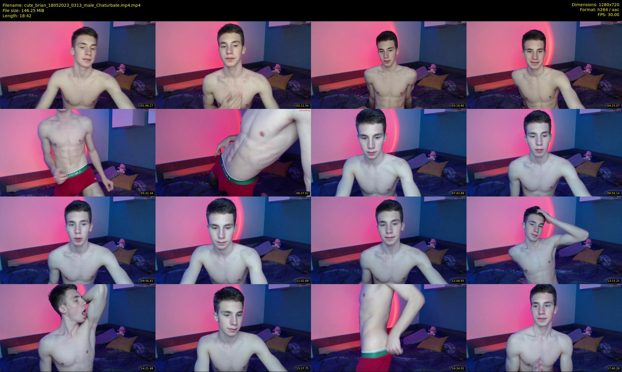 cute_brian — 19 minute Chaturbate male cam show recording, 720p, May 18, 2023