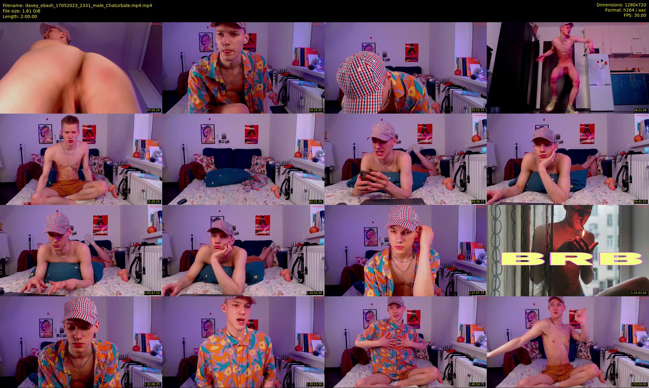 davey_ebash — 120 minute Chaturbate male cam show recording, 720p, May 17, 2023