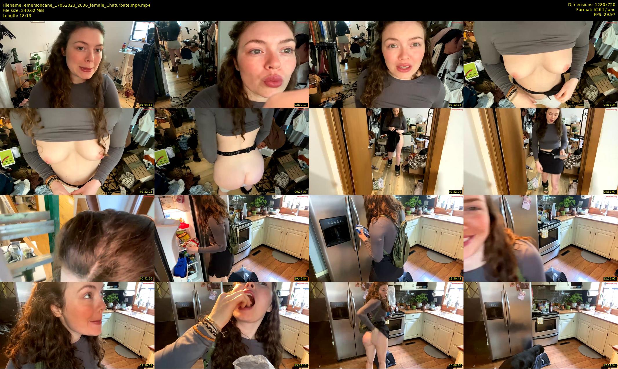 emersoncane — 19 minute Chaturbate female cam show recording, 720p, May 17, 2023