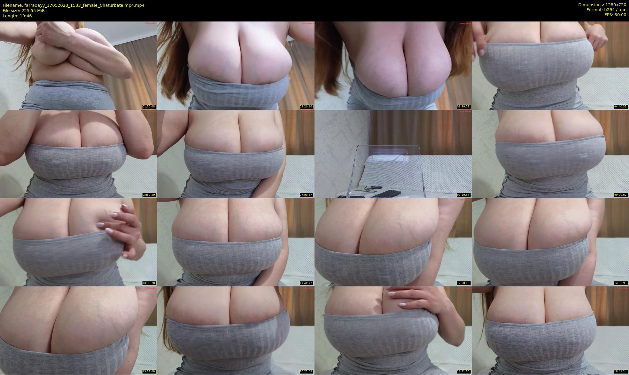 farradayy — 20 minute Chaturbate female cam show recording, 720p, May 17, 2023