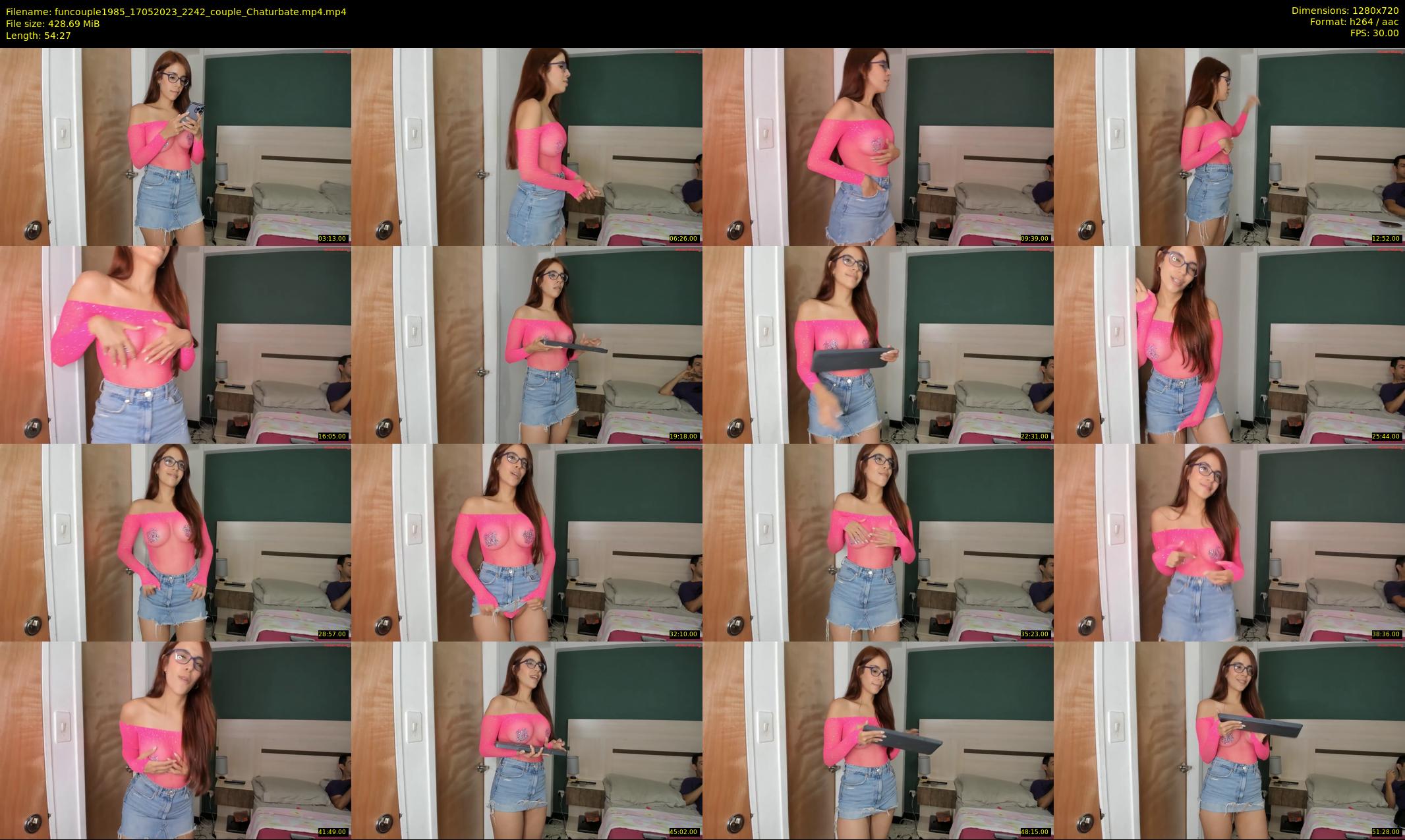 funcouple1985 — 55 minute Chaturbate couple cam show recording, 720p, May 17, 2023