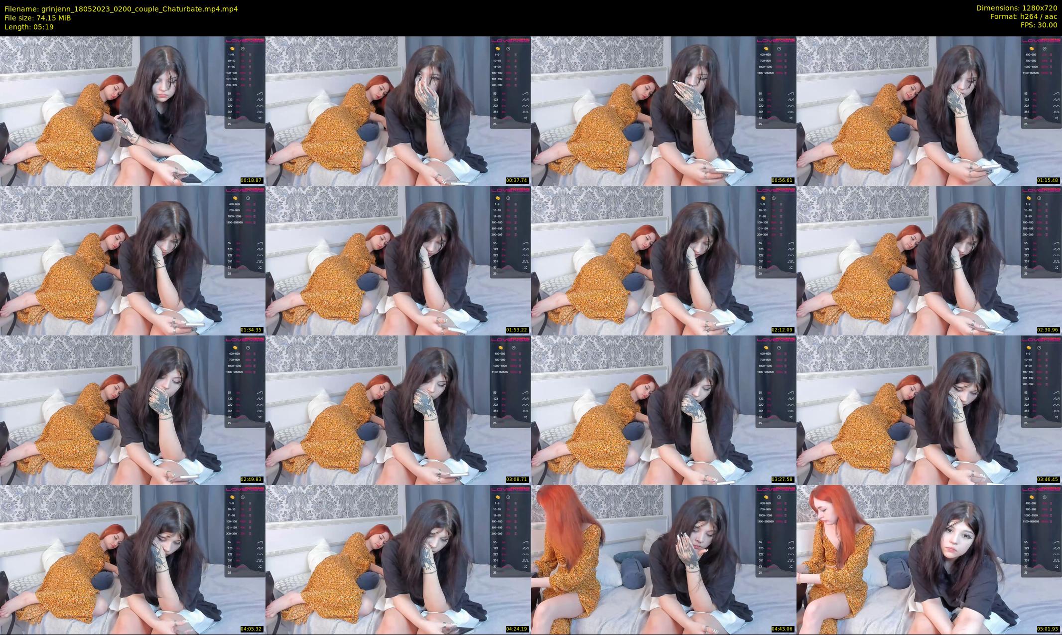 grinjenn — 6 minute Chaturbate female cam show recording, 720p, May 18, 2023
