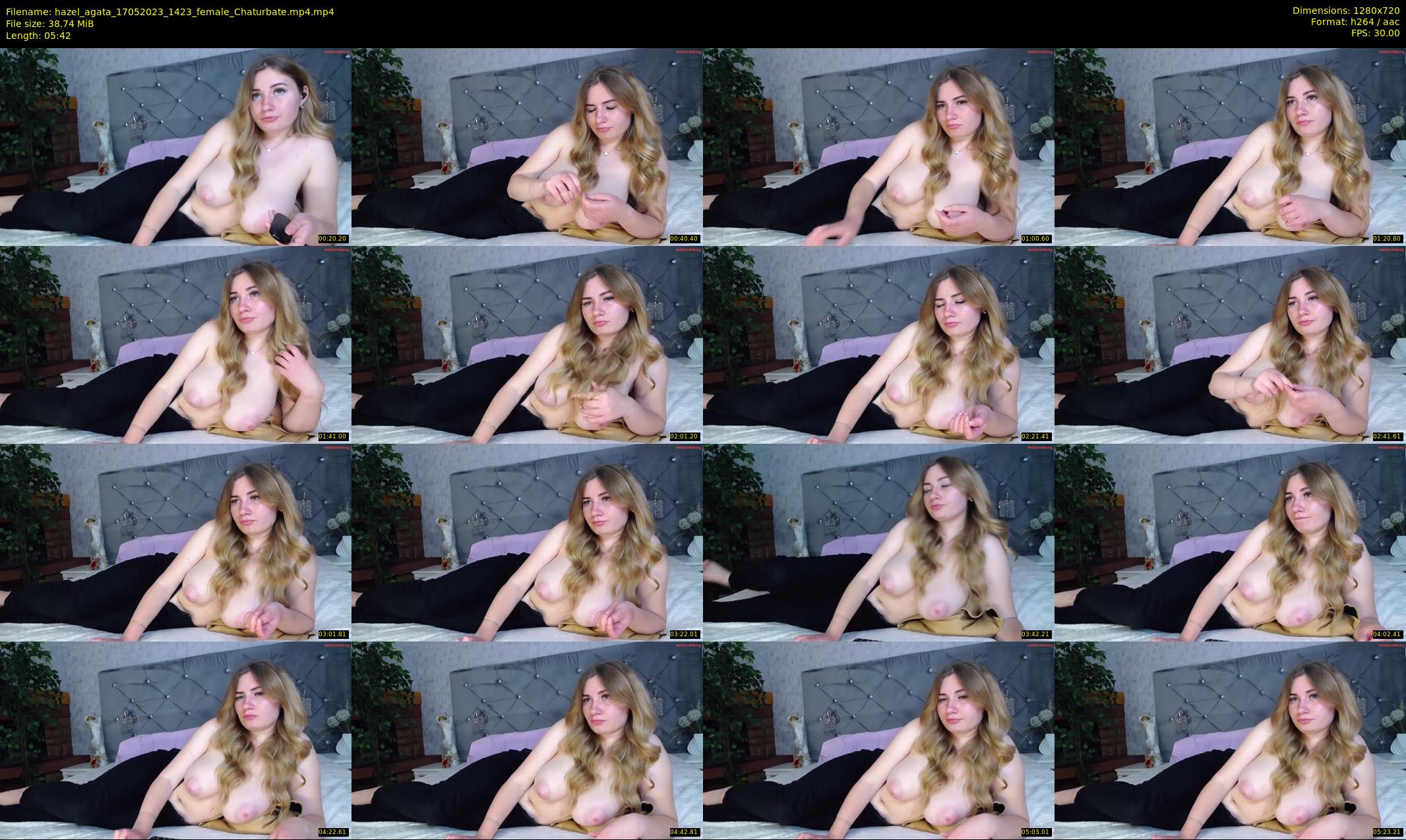 hazel_agata — 6 minute Chaturbate female cam show recording, 720p, May 17, 2023