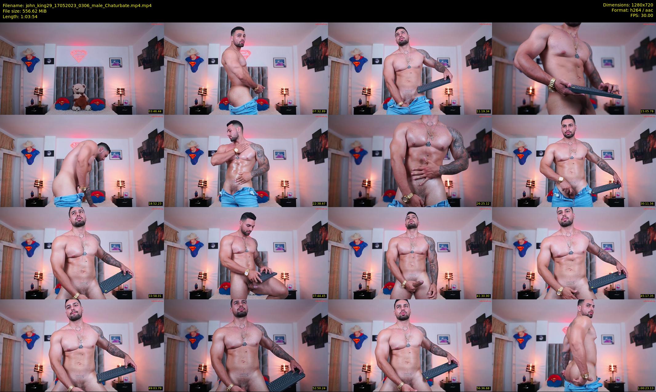 john_king29 — 64 minute Chaturbate male cam show recording, 720p, May 17, 2023