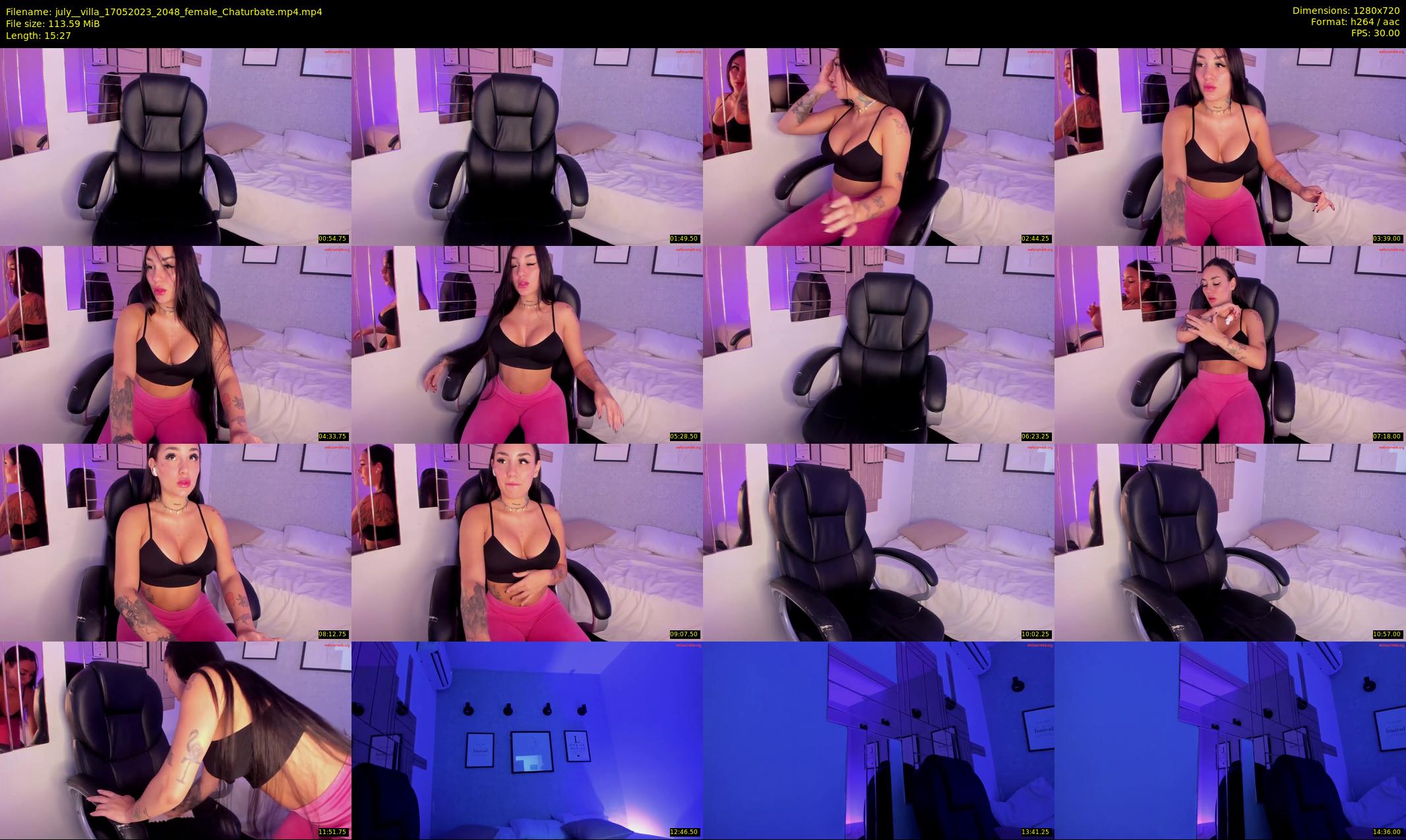 july__villa — 16 minute Chaturbate female cam show recording, 720p, May 17, 2023