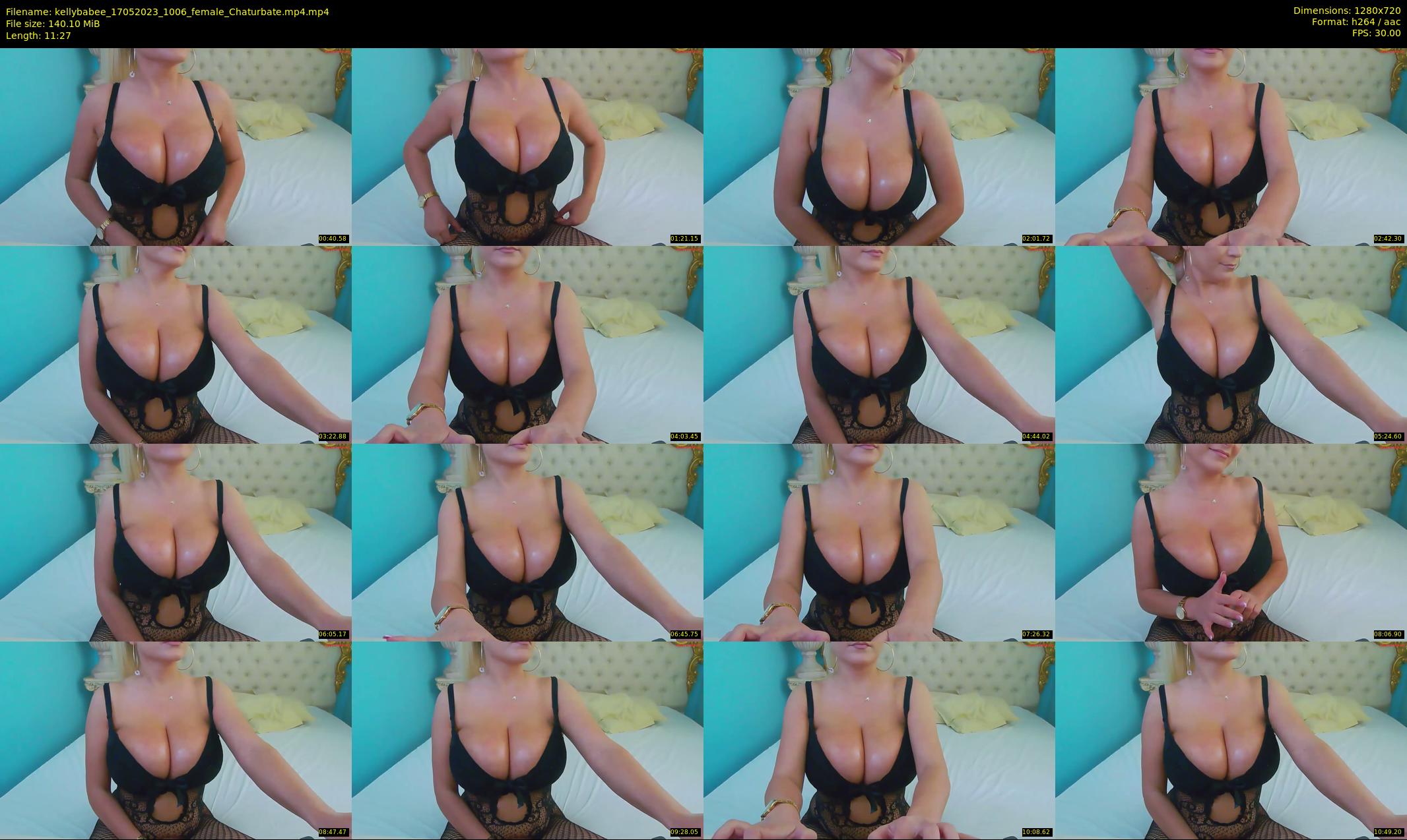 kellybabee — 12 minute Chaturbate female cam show recording, 720p, May 17, 2023