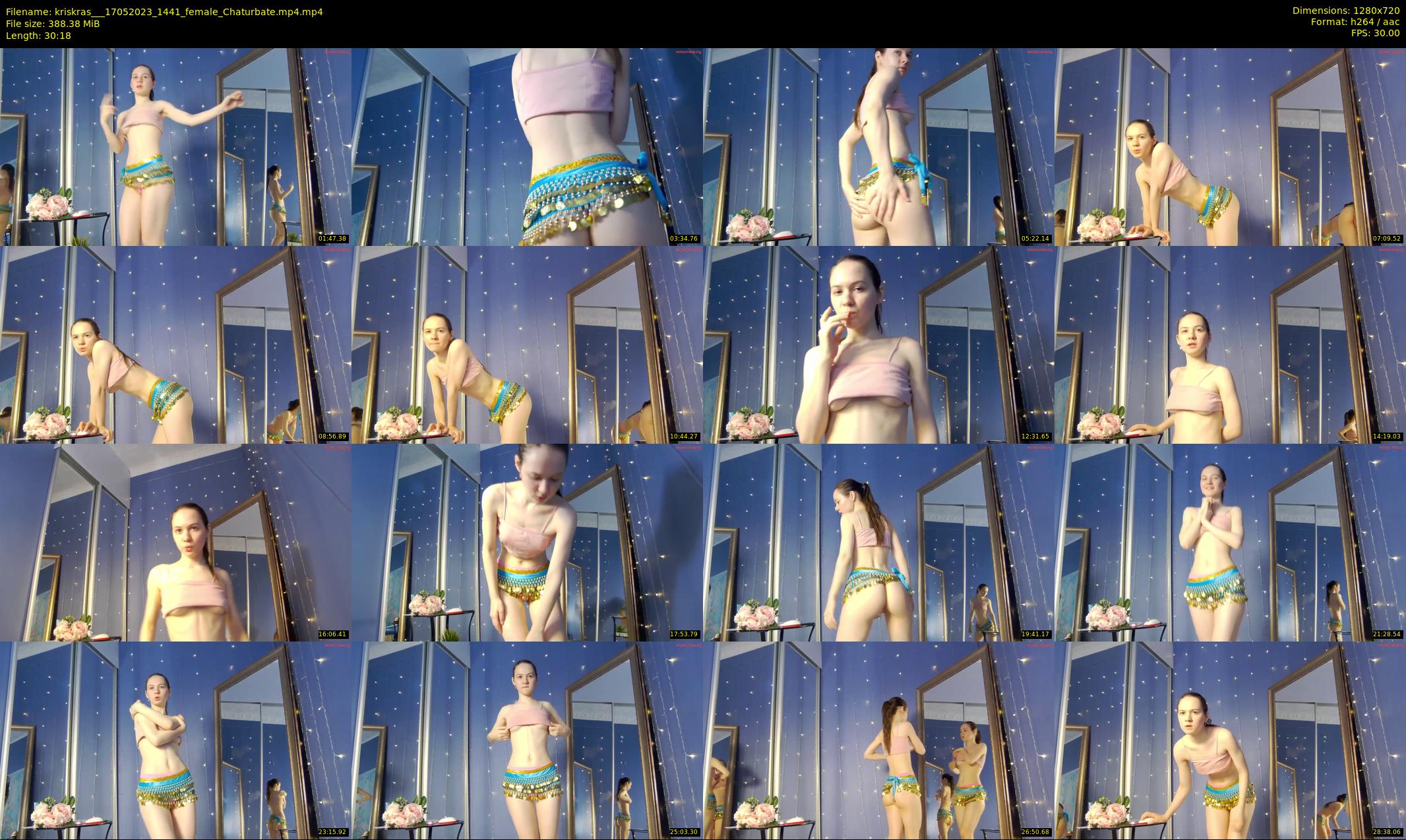 kriskras__ — 31 minute Chaturbate female cam show recording, 720p, May 17, 2023