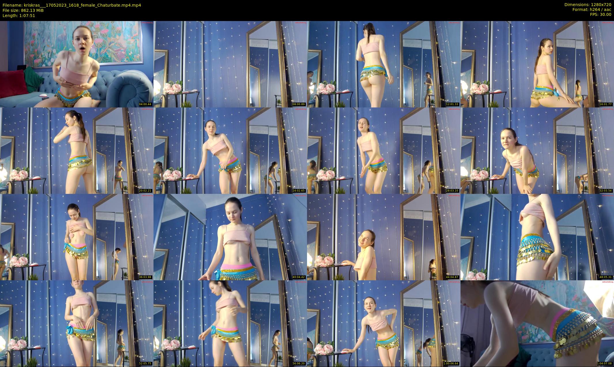 kriskras__ — 68 minute Chaturbate female cam show recording, 720p, May 17, 2023