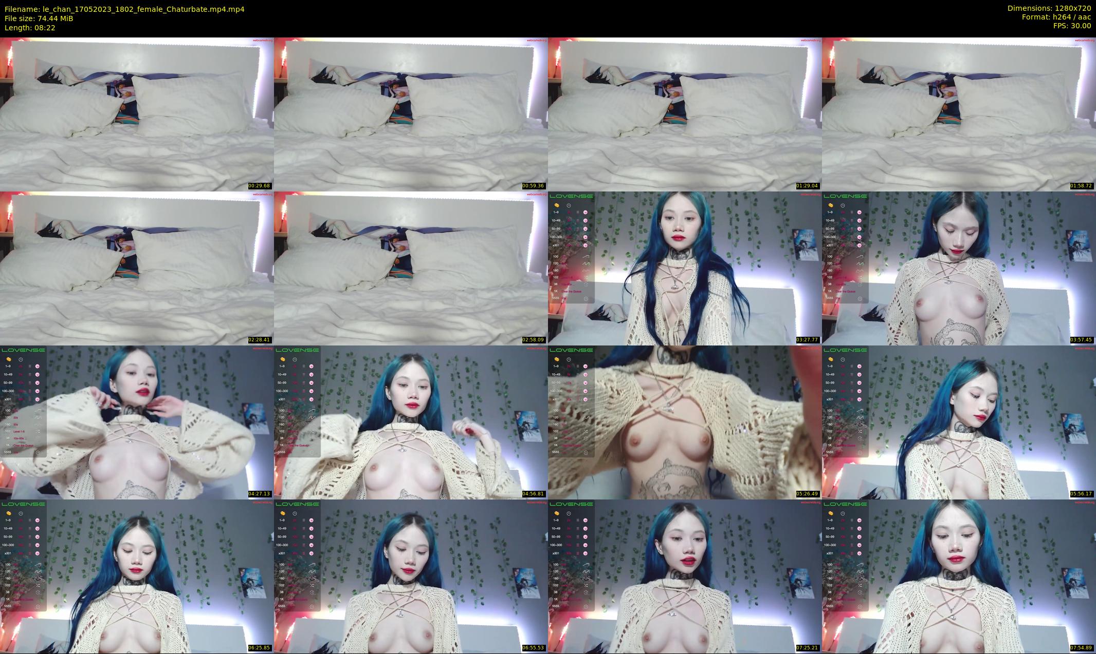 le_chan — 9 minute Chaturbate female cam show recording, 720p, May 17, 2023
