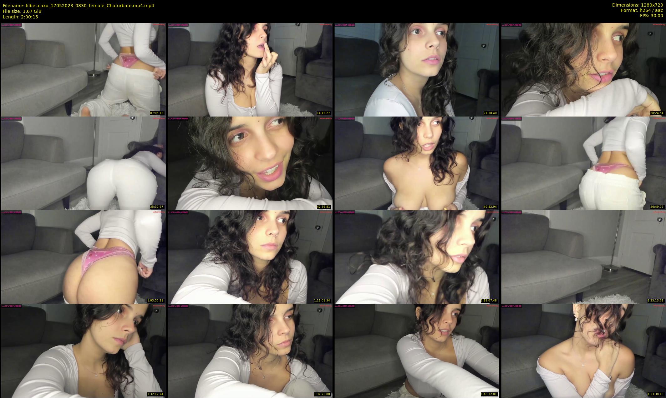 lilbeccaxo — 121 minute Chaturbate female cam show recording, 720p, May 17, 2023