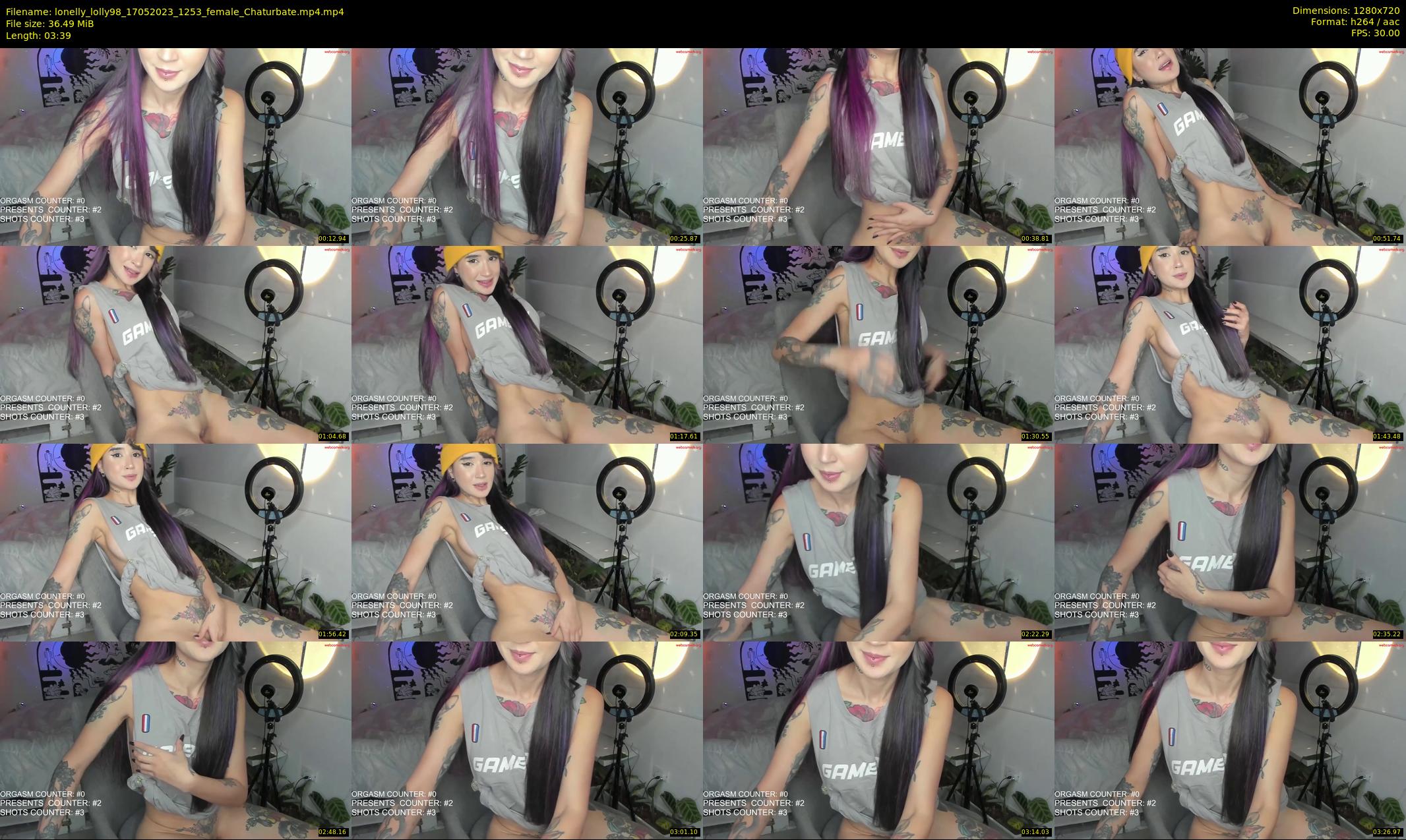 lonelly_lolly98 — 4 minute Chaturbate female cam show recording, 720p, May 17, 2023