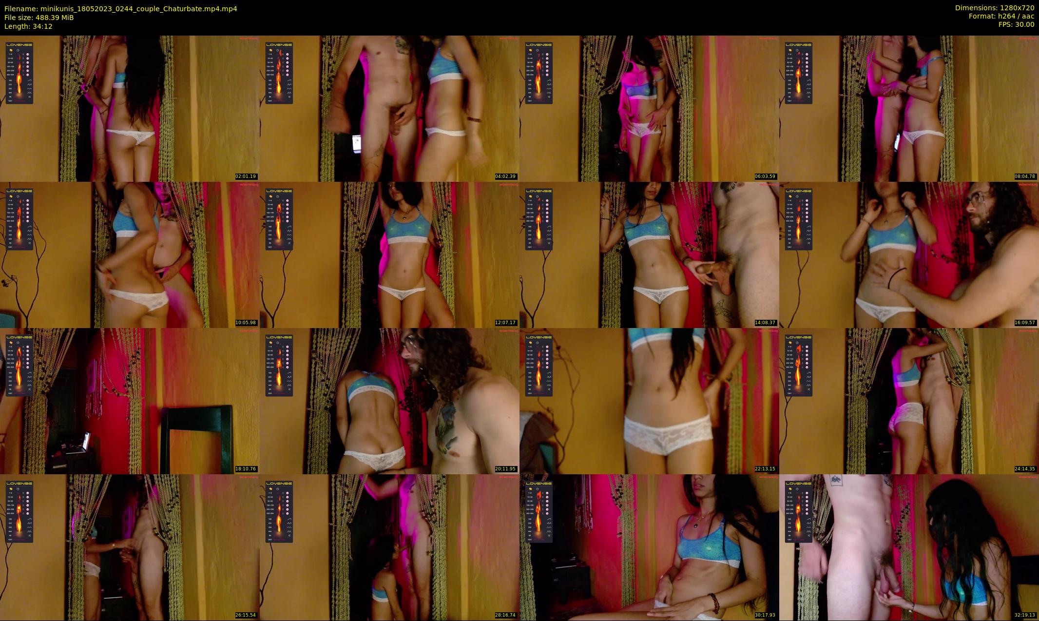 minikunis — 35 minute Chaturbate couple cam show recording, 720p, May 18, 2023