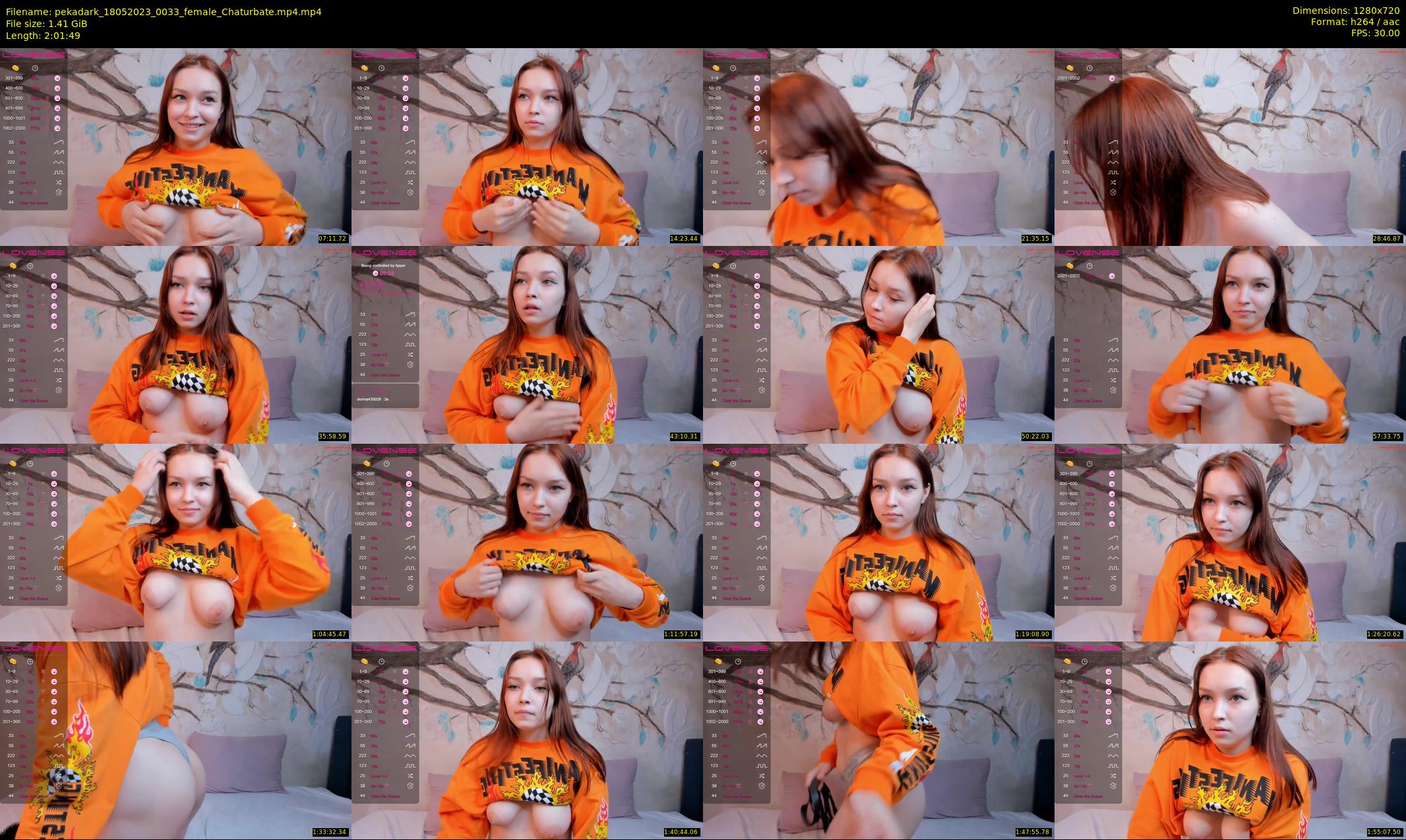 pekadark — 122 minute Chaturbate female cam show recording, 720p, May 18, 2023