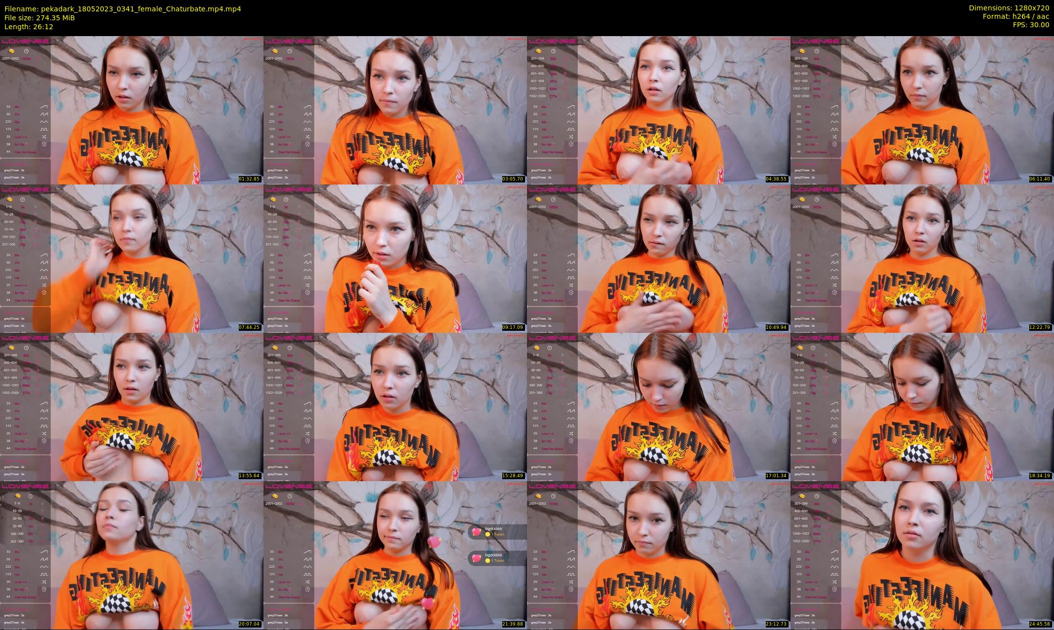 pekadark — 27 minute Chaturbate female cam show recording, 720p, May 18, 2023
