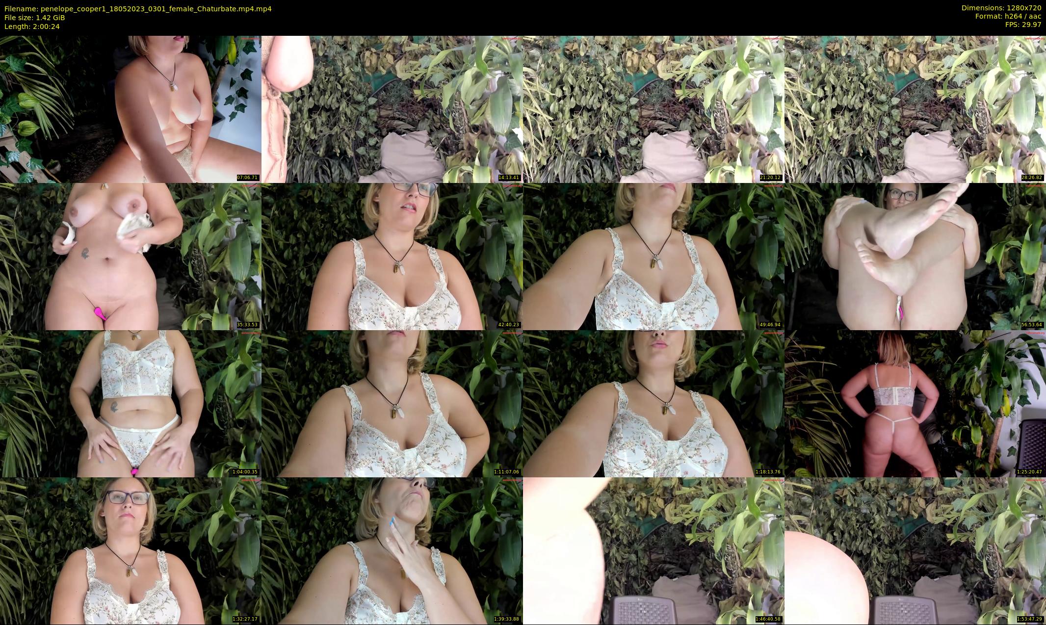 penelope_cooper1 — 121 minute Chaturbate female cam show recording, 720p, May 18, 2023