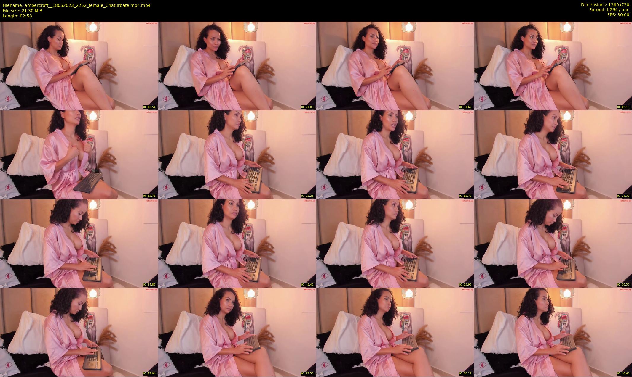 ambercroft_ — 3 minute Chaturbate female cam show recording, 720p, May 18, 2023