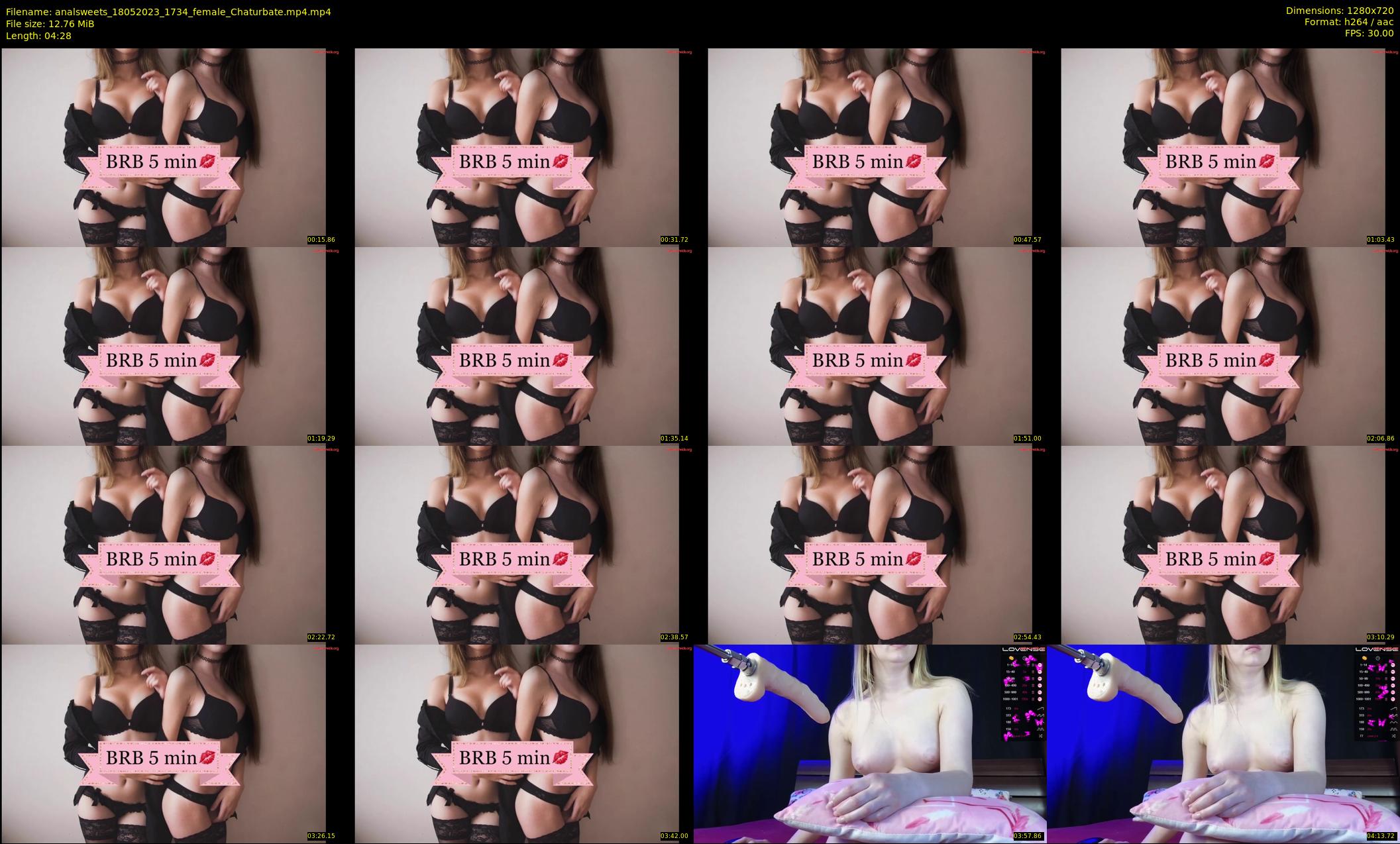 analsweets — 5 minute Chaturbate couple cam show recording, 720p, May 18, 2023