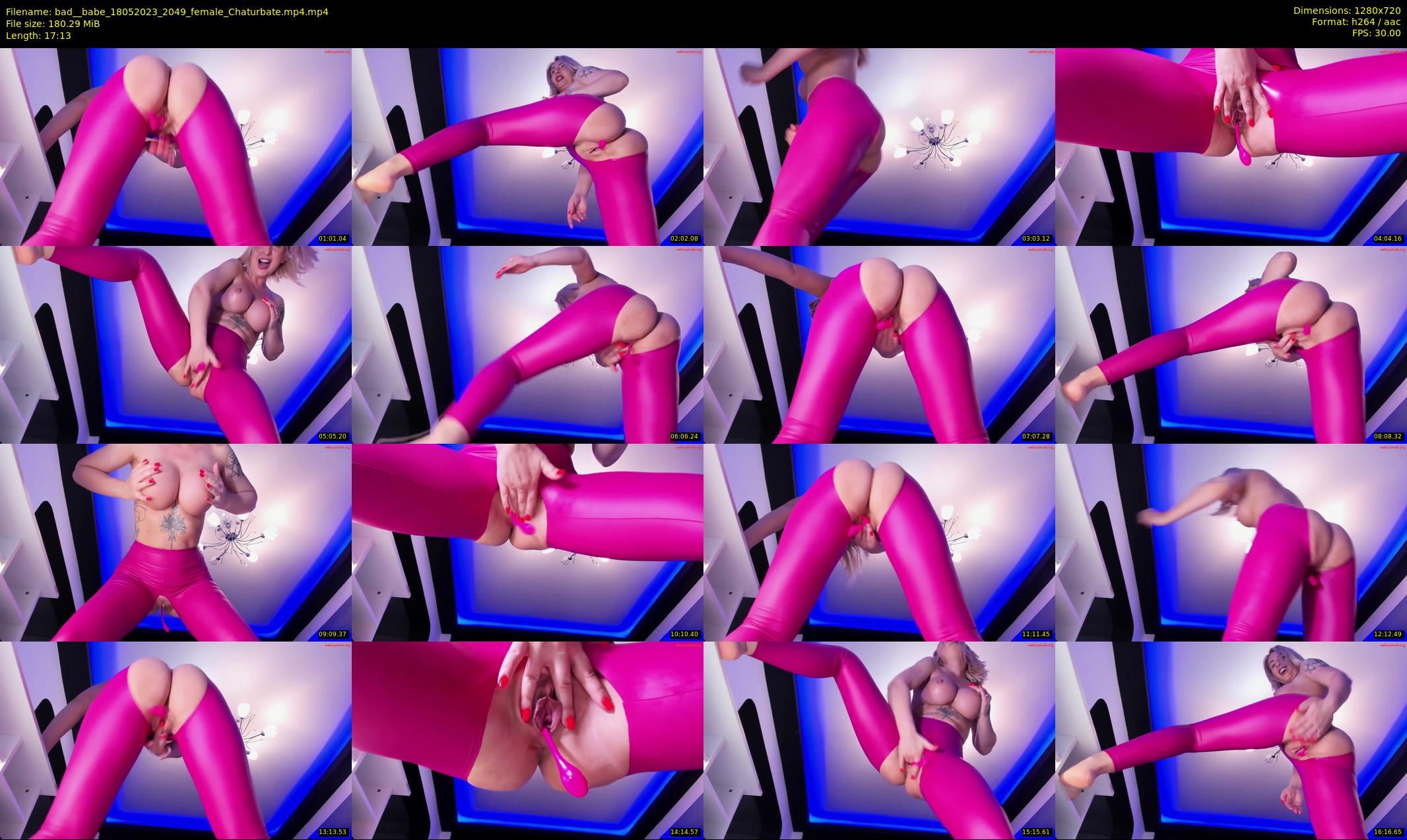 bad__babe — 18 minute Chaturbate female cam show recording, 720p, May 18, 2023