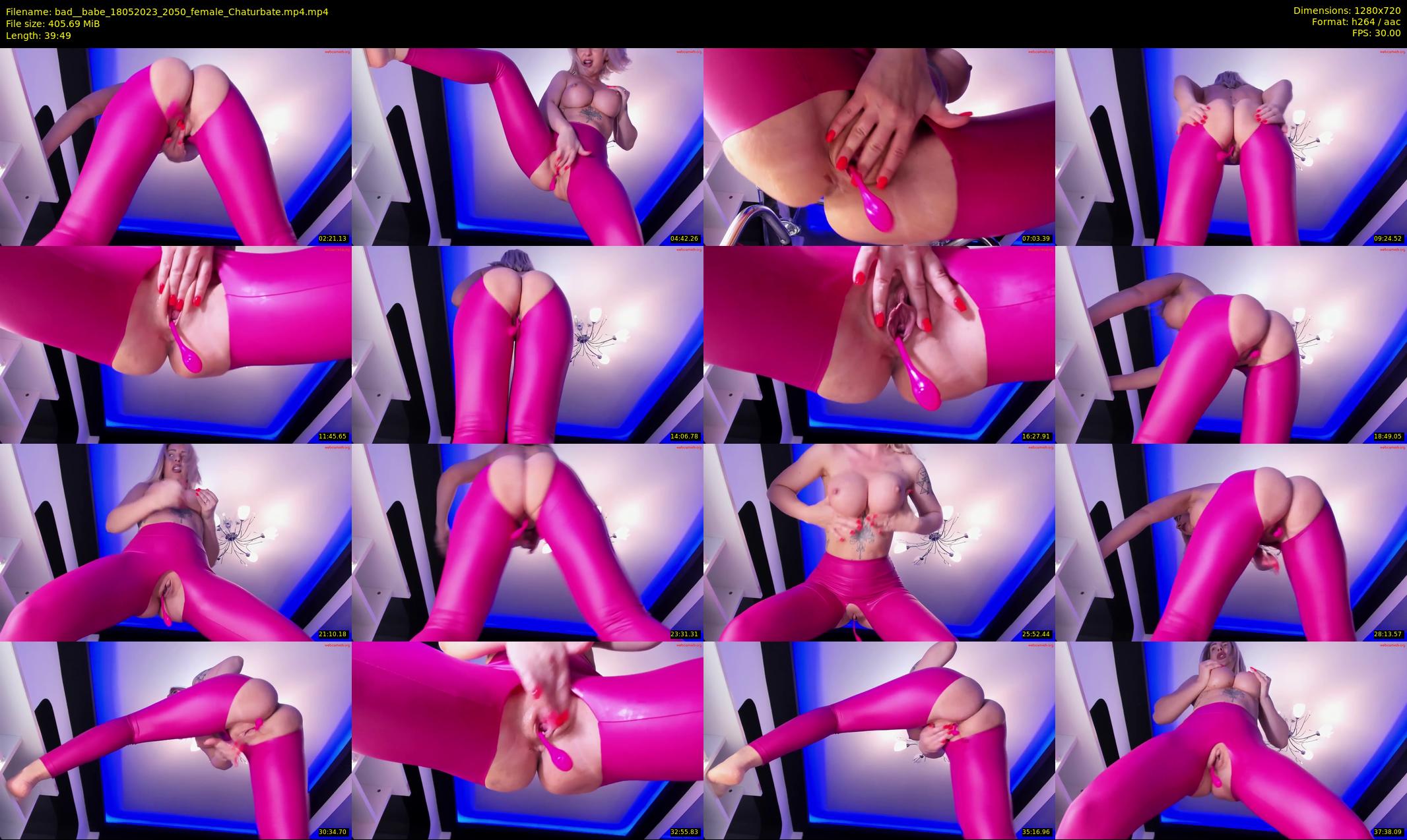bad__babe — 40 minute Chaturbate female cam show recording, 720p, May 18, 2023