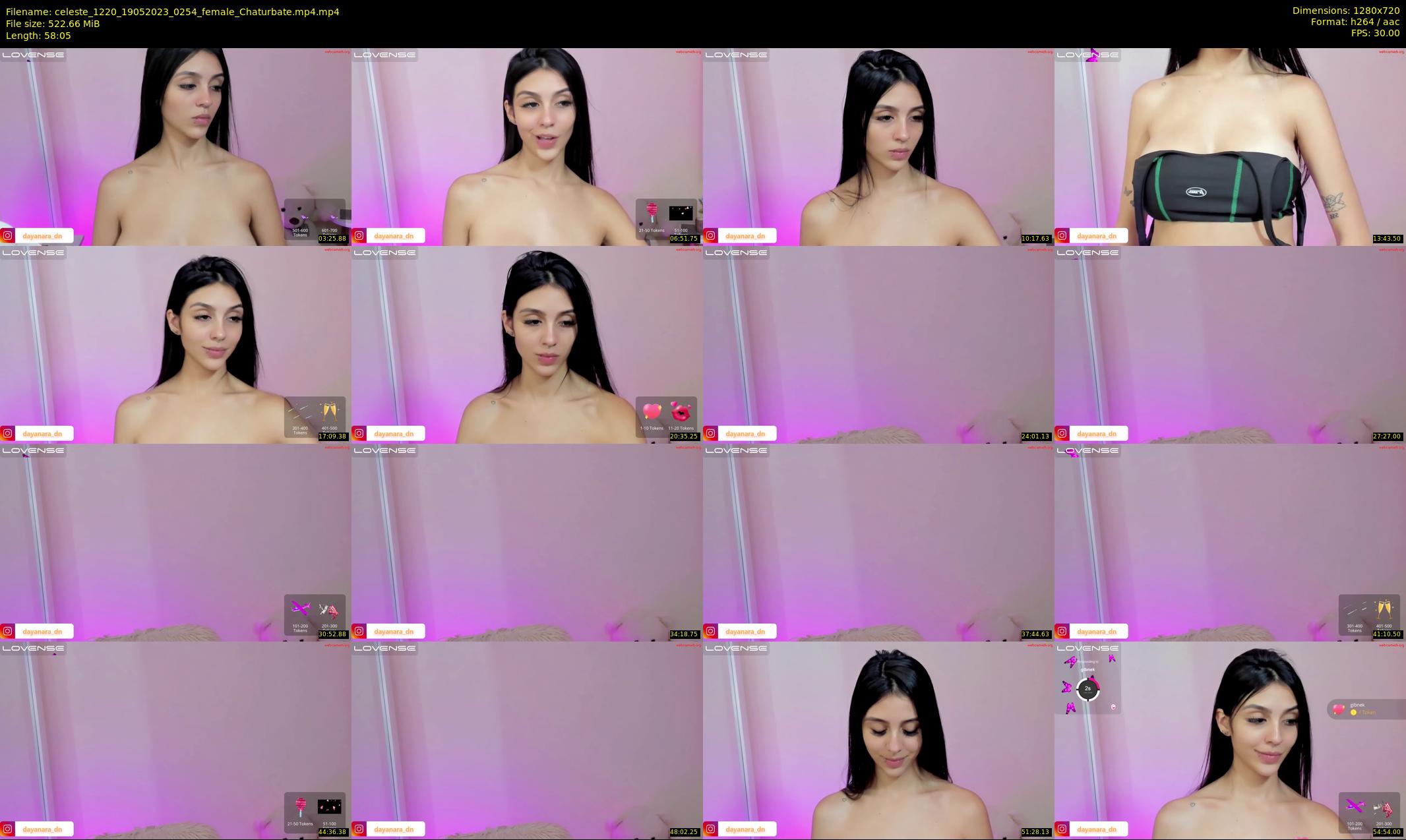 celeste_1220 — 59 minute Chaturbate female cam show recording, 720p, May 19, 2023