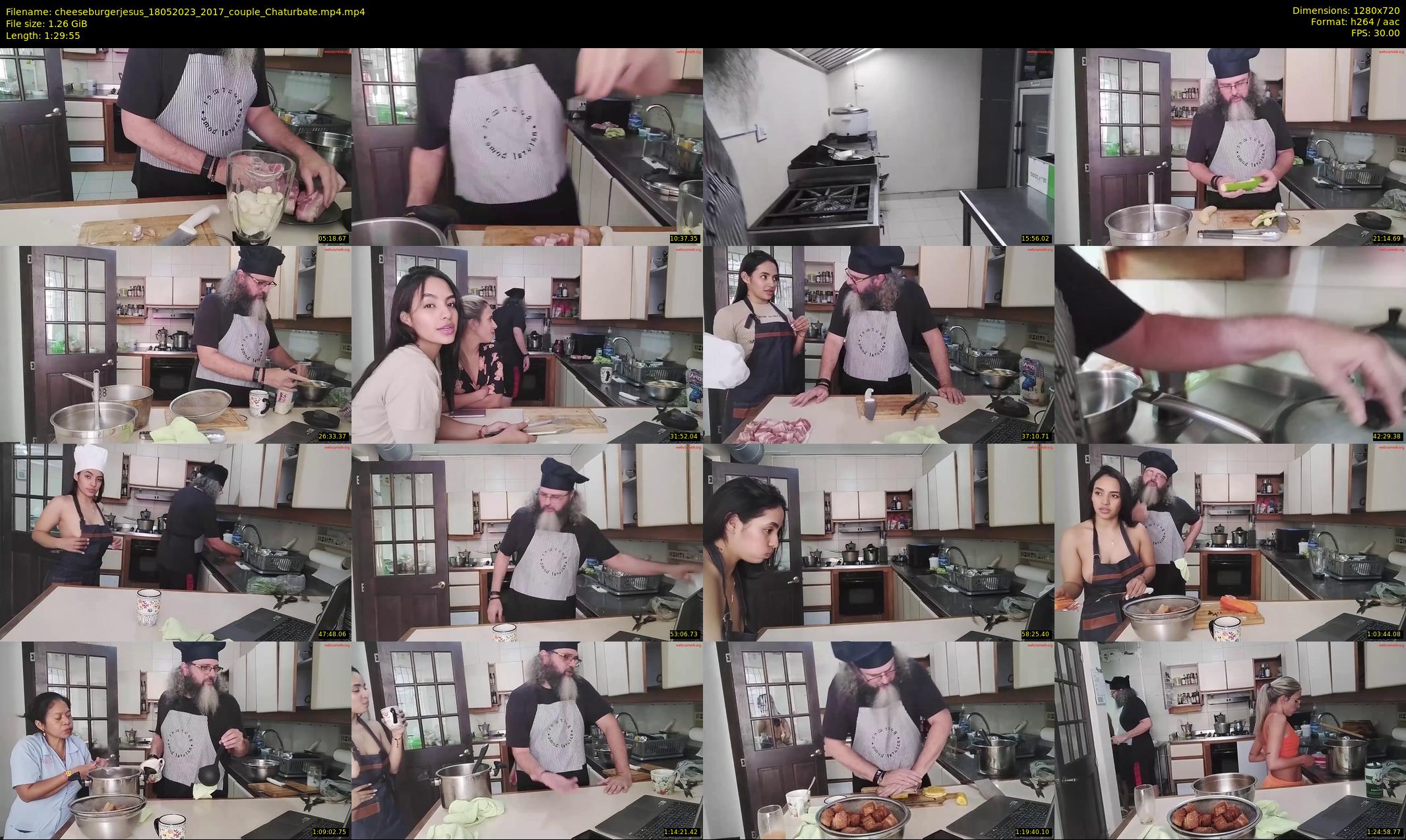 cheeseburgerjesus — 90 minute Chaturbate couple cam show recording, 720p, May 18, 2023
