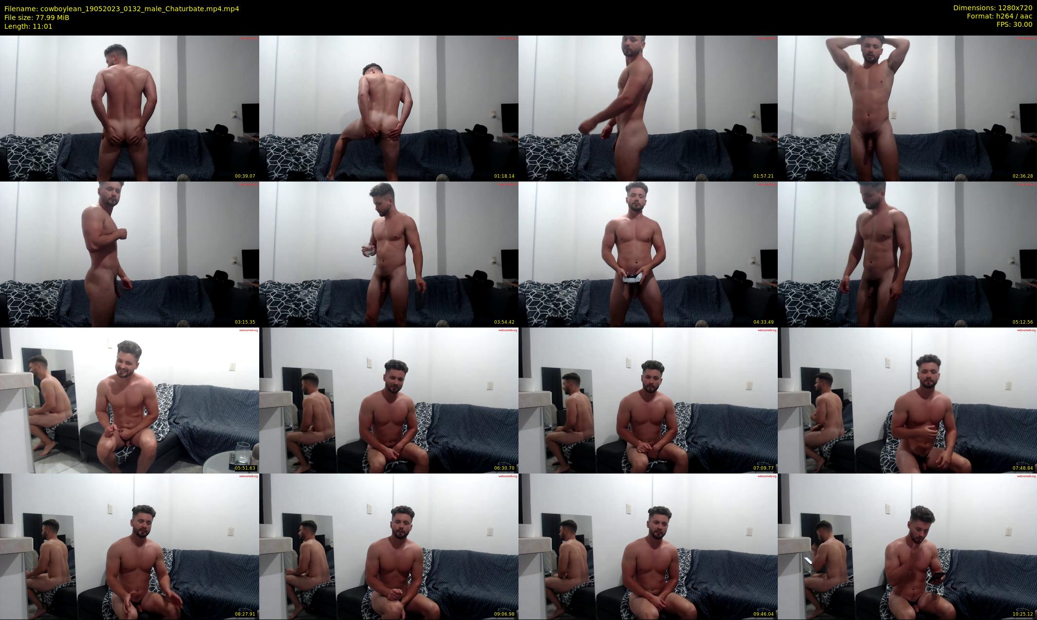 cowboylean — 12 minute Chaturbate male cam show recording, 720p, May 19, 2023