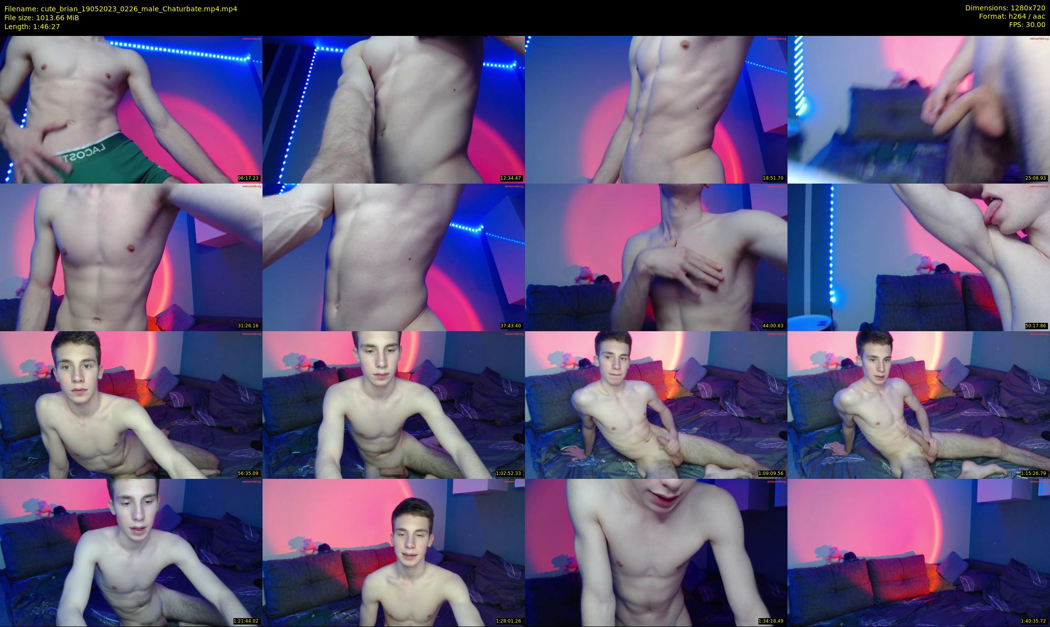 cute_brian — 107 minute Chaturbate male cam show recording, 720p, May 19, 2023