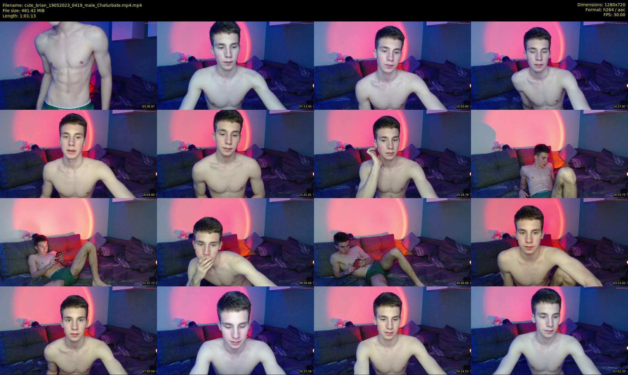 cute_brian — 62 minute Chaturbate male cam show recording, 720p, May 19, 2023