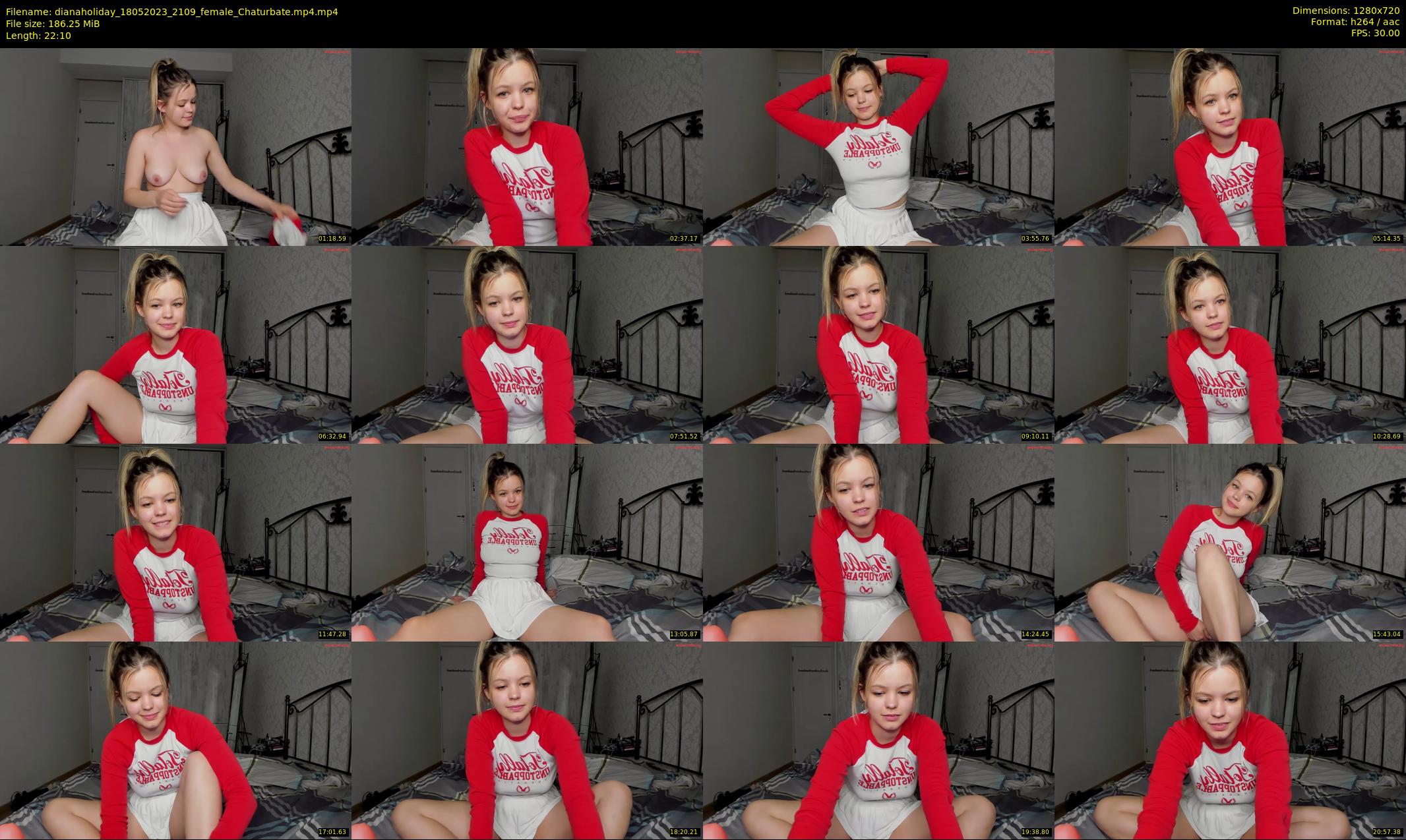 dianaholiday — 23 minute Chaturbate female cam show recording, 720p, May 18, 2023