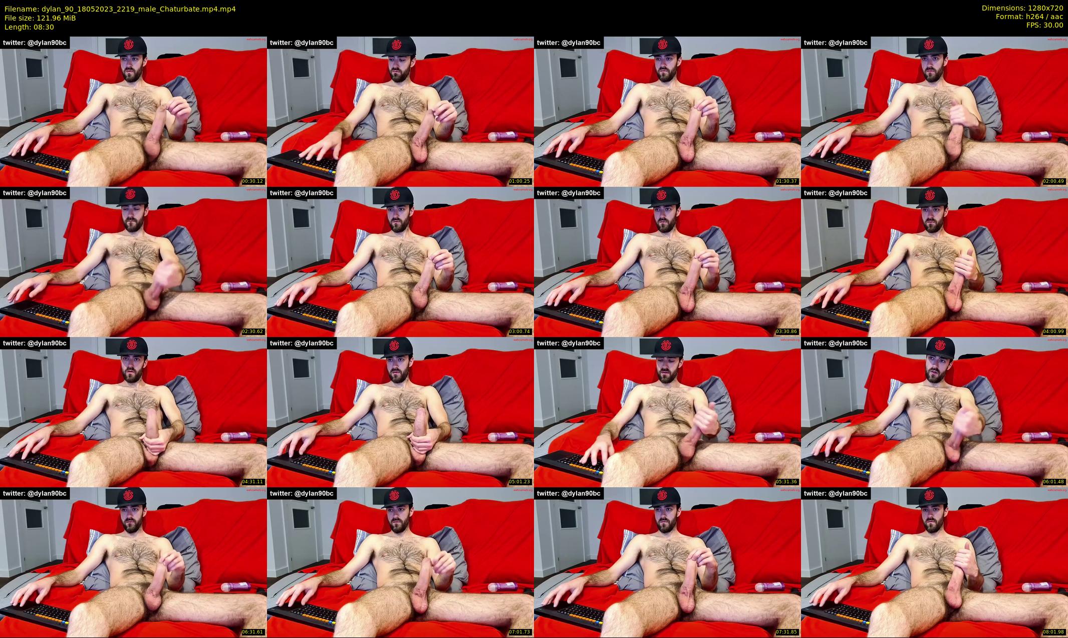 dylan_90 — 9 minute Chaturbate male cam show recording, 720p, May 18, 2023