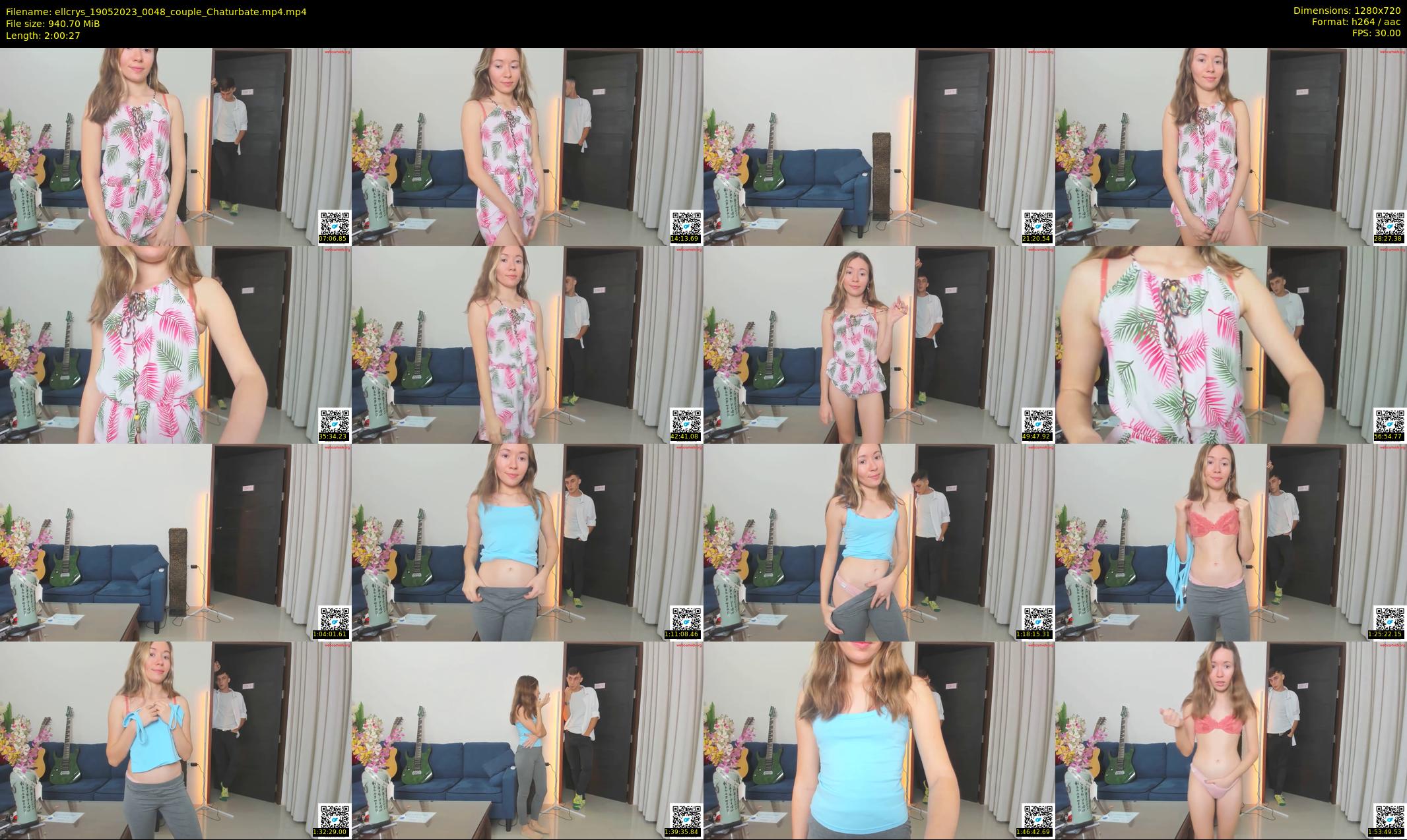 ellcrys — 121 minute Chaturbate couple cam show recording, 720p, May 19, 2023