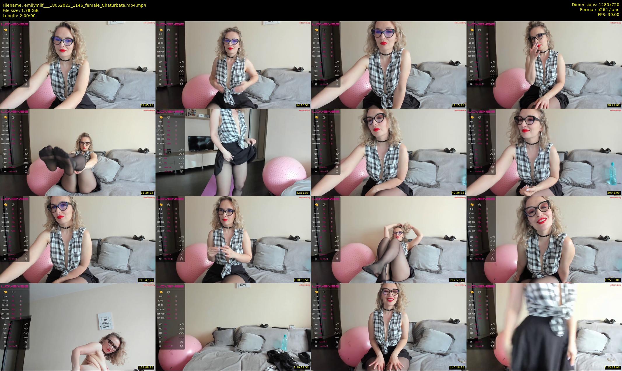 emilymilf__ — 120 minute Chaturbate female cam show recording, 720p, May 18, 2023