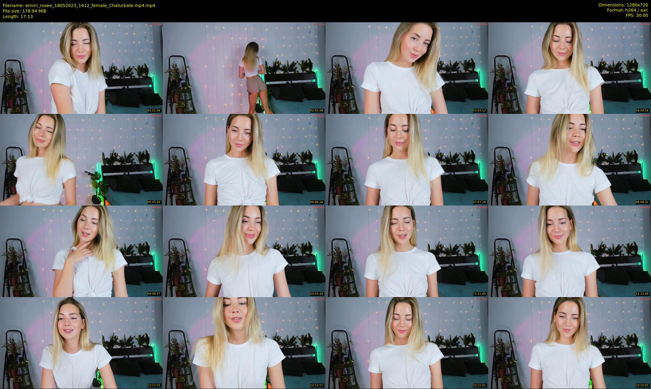 emmi_rosee — 18 minute Chaturbate female cam show recording, 720p, May 18, 2023