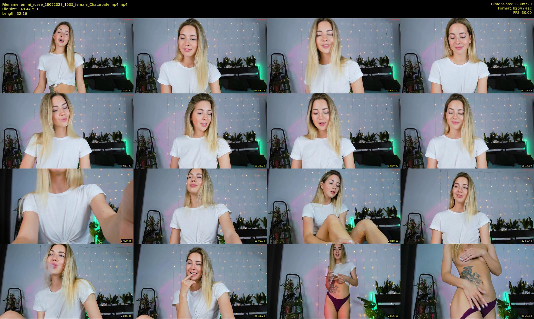 emmi_rosee — 33 minute Chaturbate female cam show recording, 720p, May 18, 2023