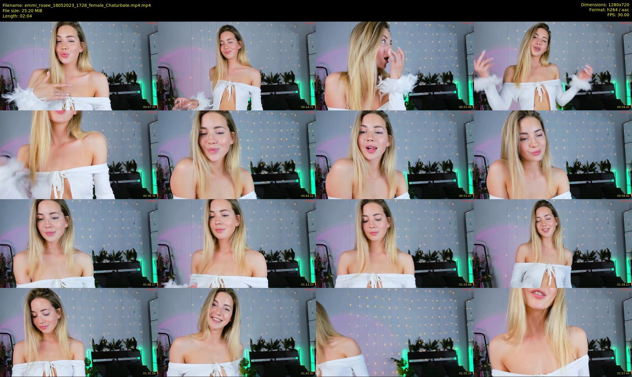 emmi_rosee — 3 minute Chaturbate female cam show recording, 720p, May 18, 2023