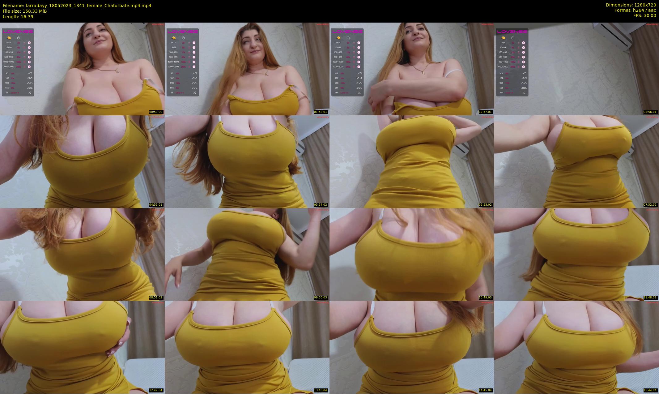 farradayy — 17 minute Chaturbate female cam show recording, 720p, May 18, 2023