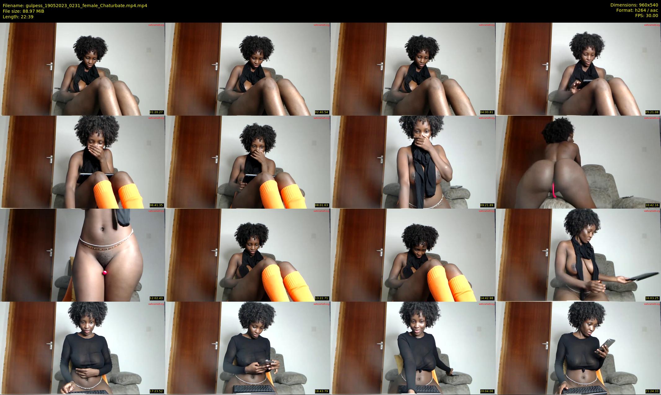 gulpess — 23 minute Chaturbate female cam show recording, 480p, May 19, 2023