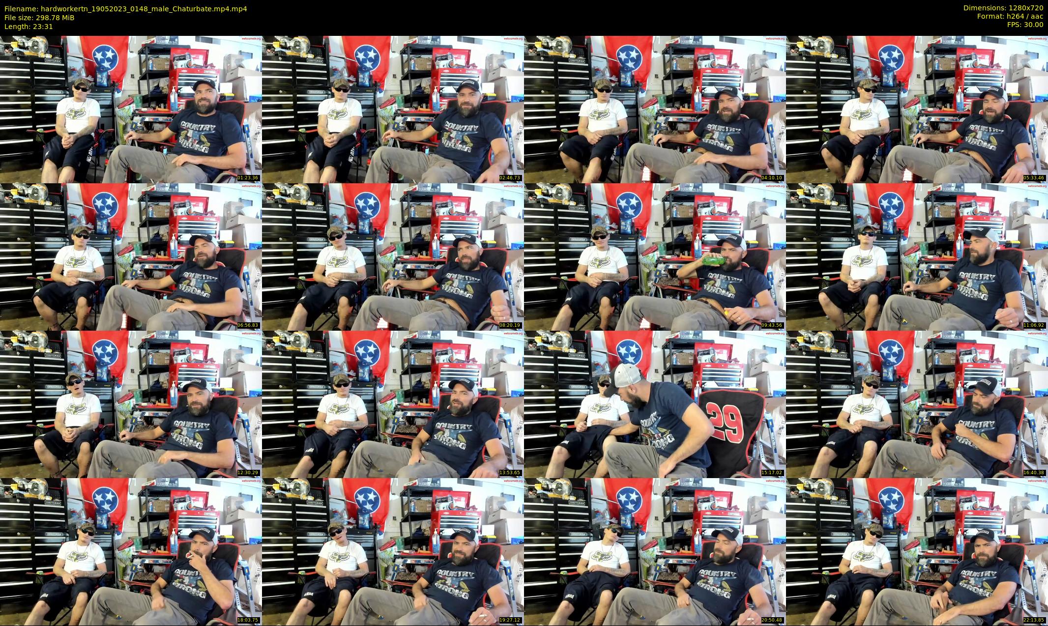 hardworkertn — 24 minute Chaturbate male cam show recording, 720p, May 19, 2023
